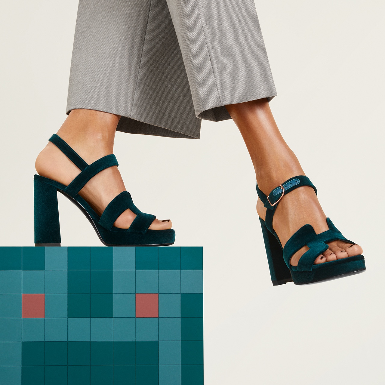 Hermès Jazz 90 Platform Sandals & Slides