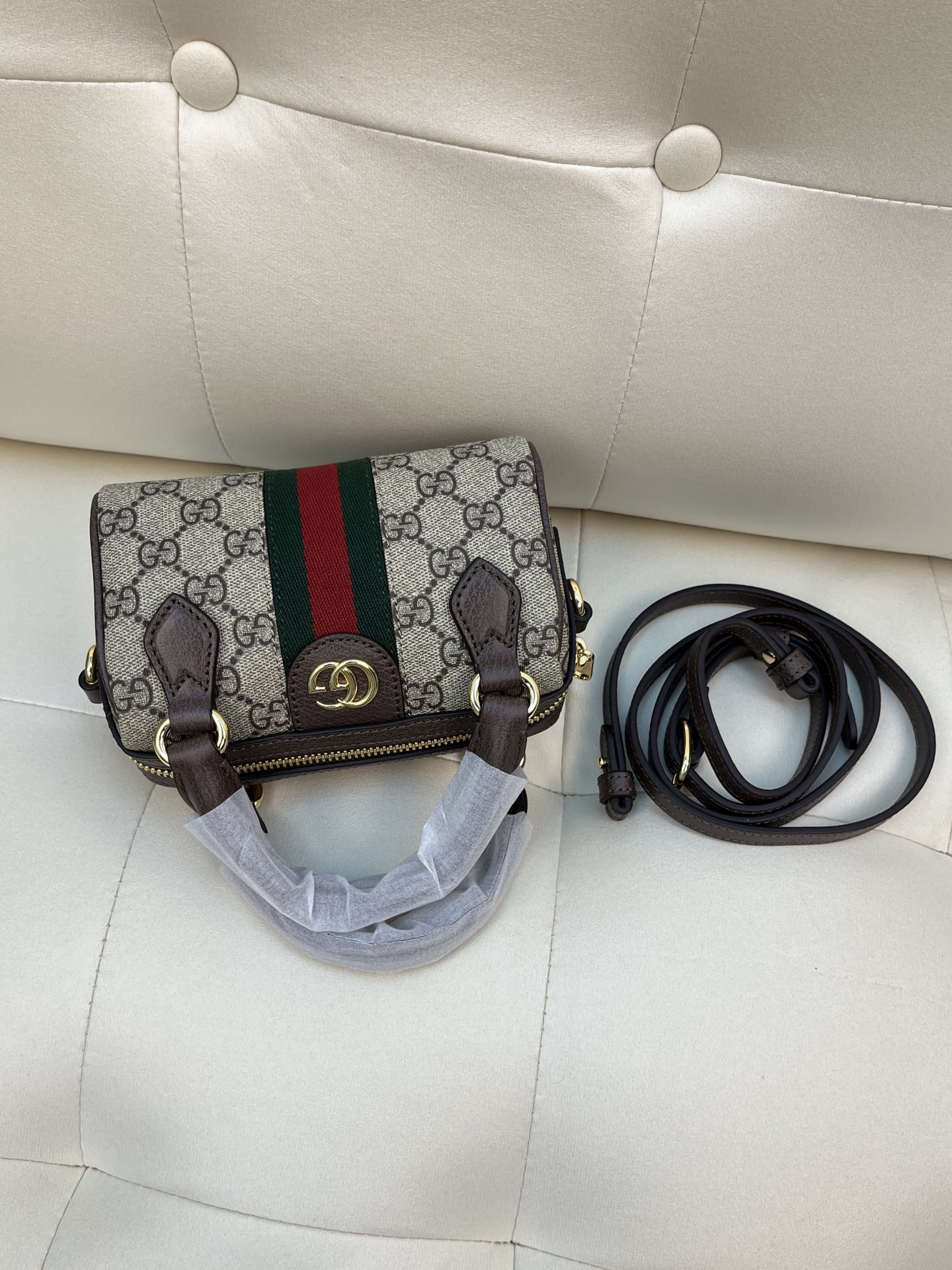 Gucci Lido Ophidia Boston Mini Bag