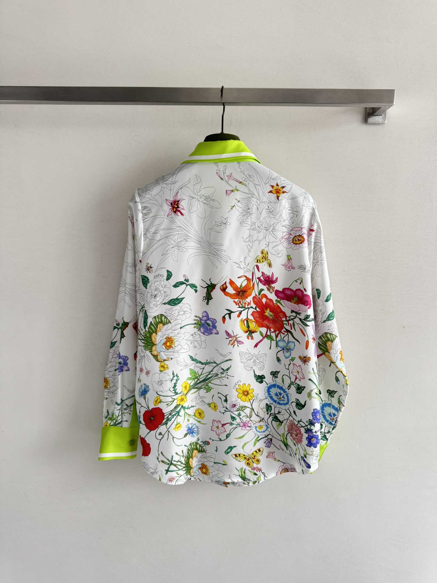 GUCCI Printed silk shirt
