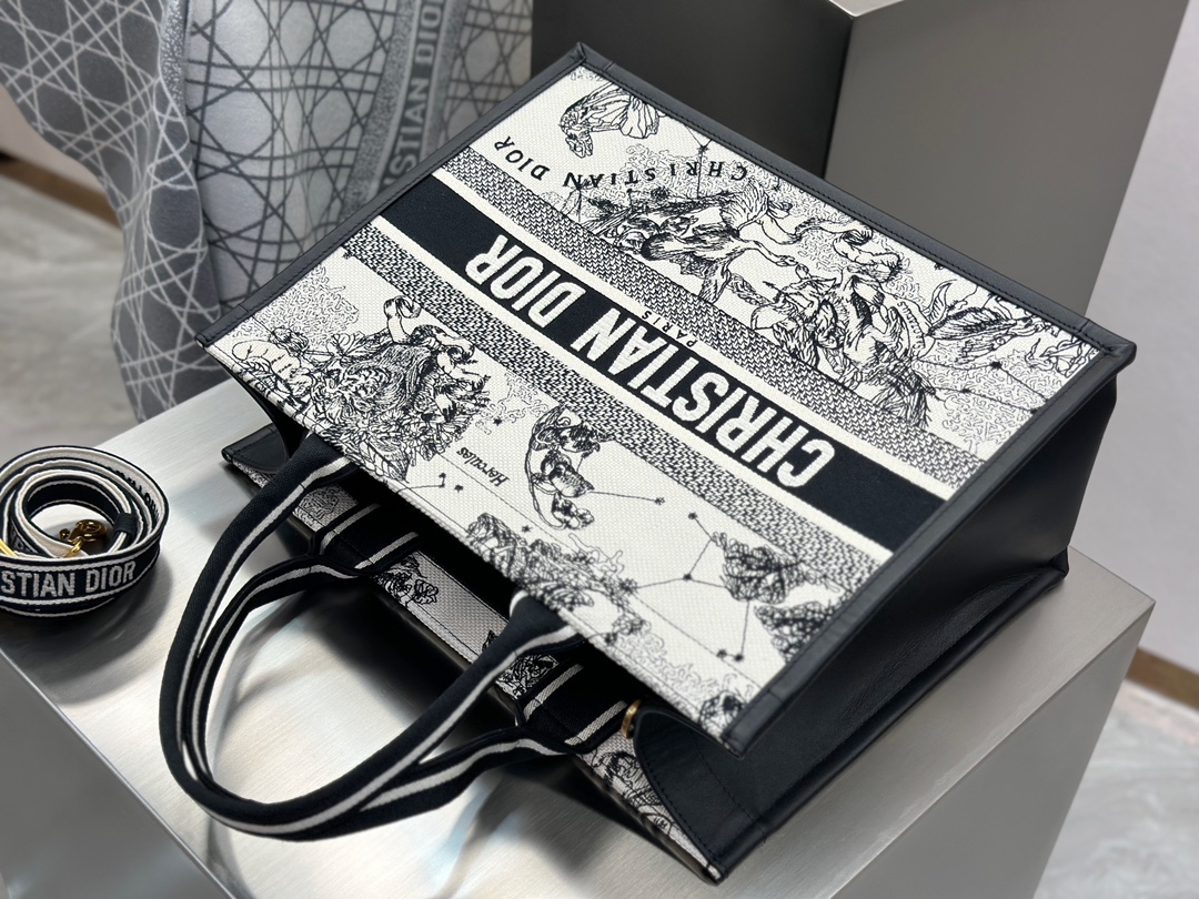 Black and white constellation bag