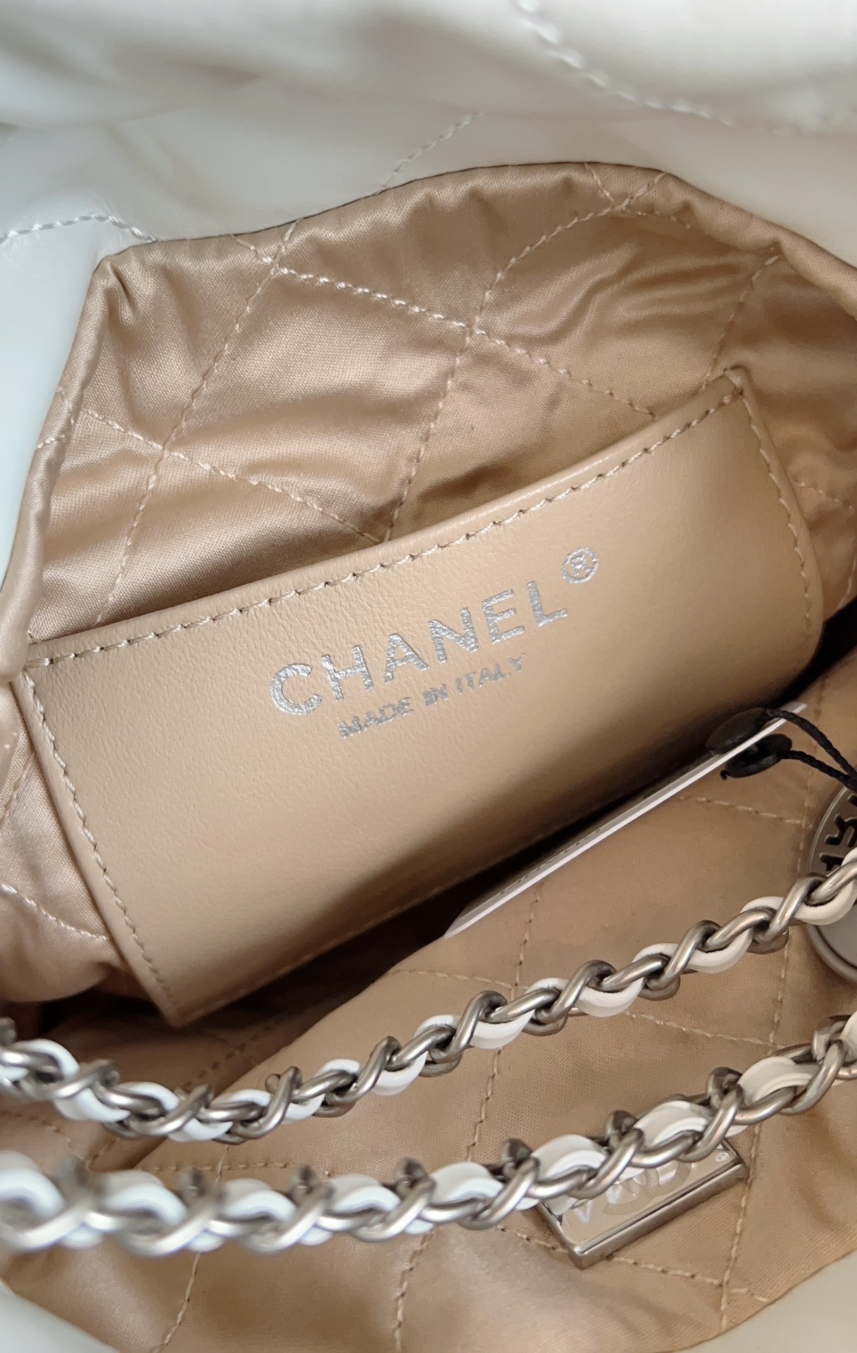 Chanel 22 Bag -White