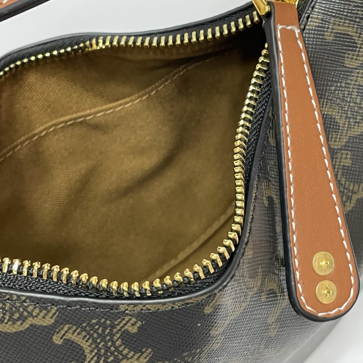 Teen Celine Lulu IN TRIOMPHE CANVAS AND CALFSKIN