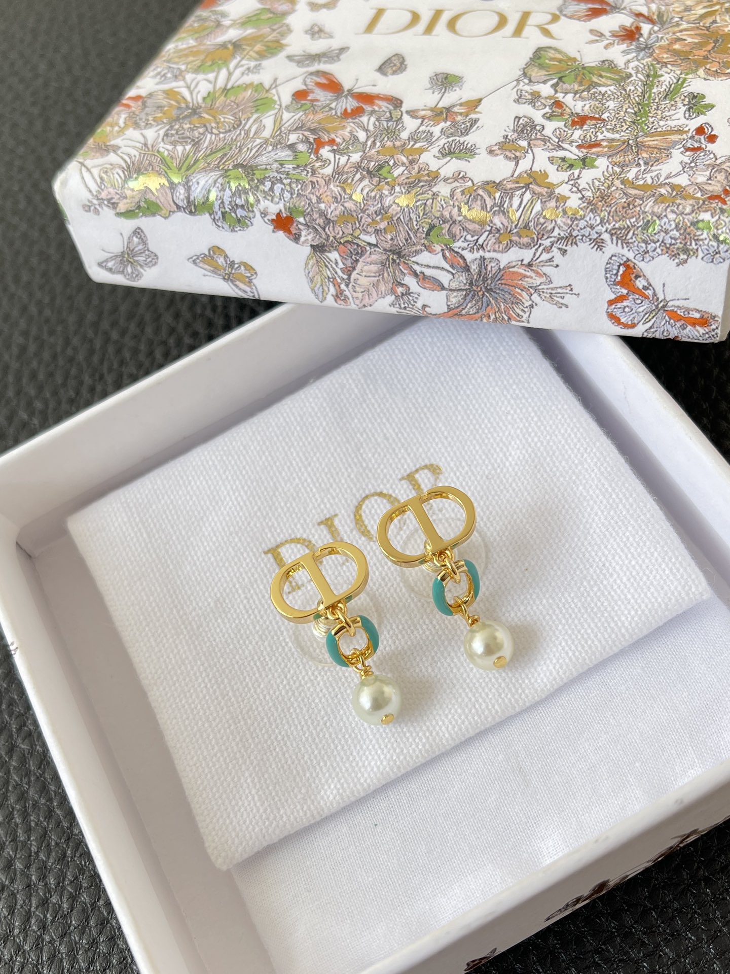 Di0r Petit CD Earrings