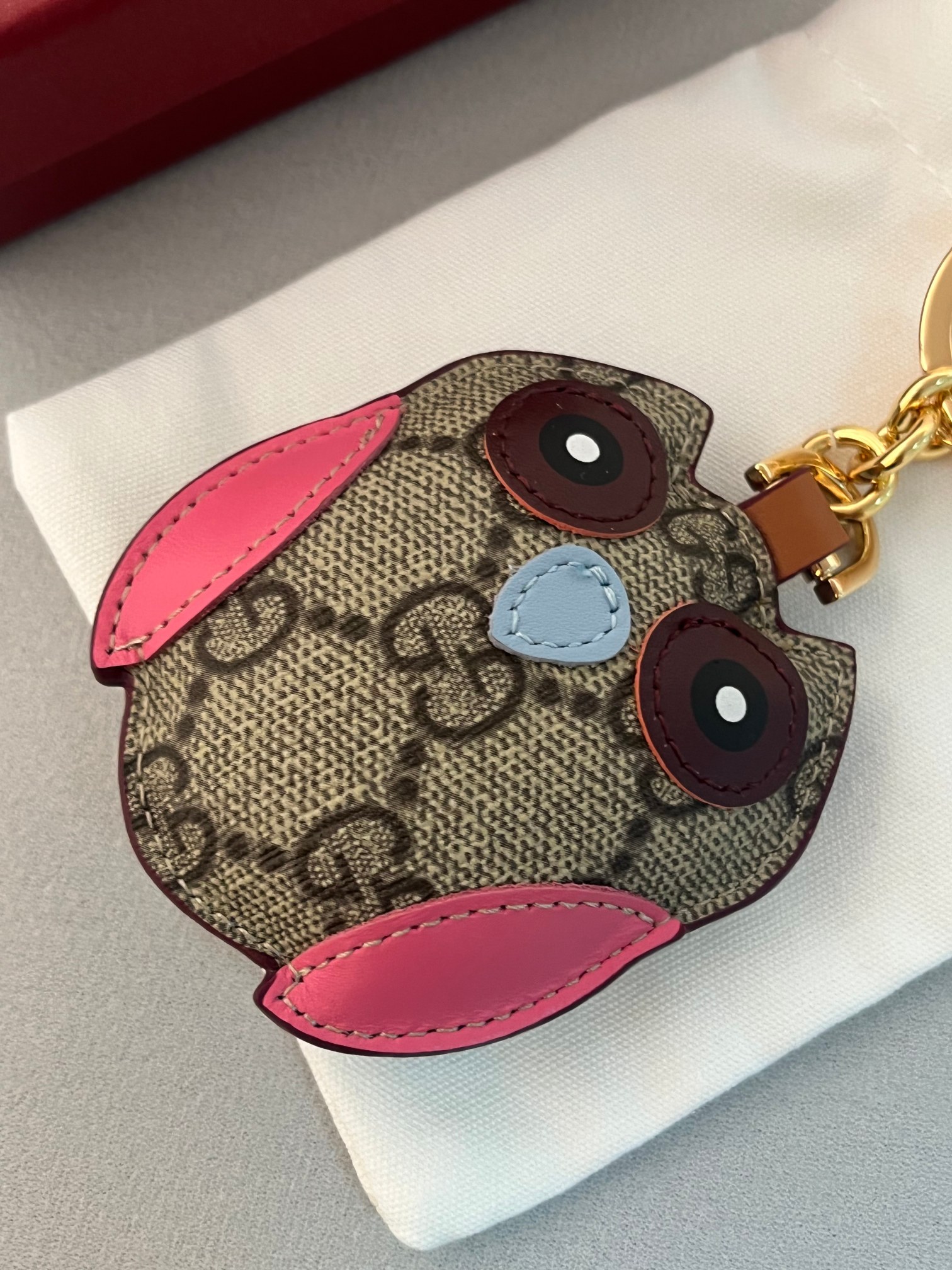 Gucci GG Emblem Cat Charm