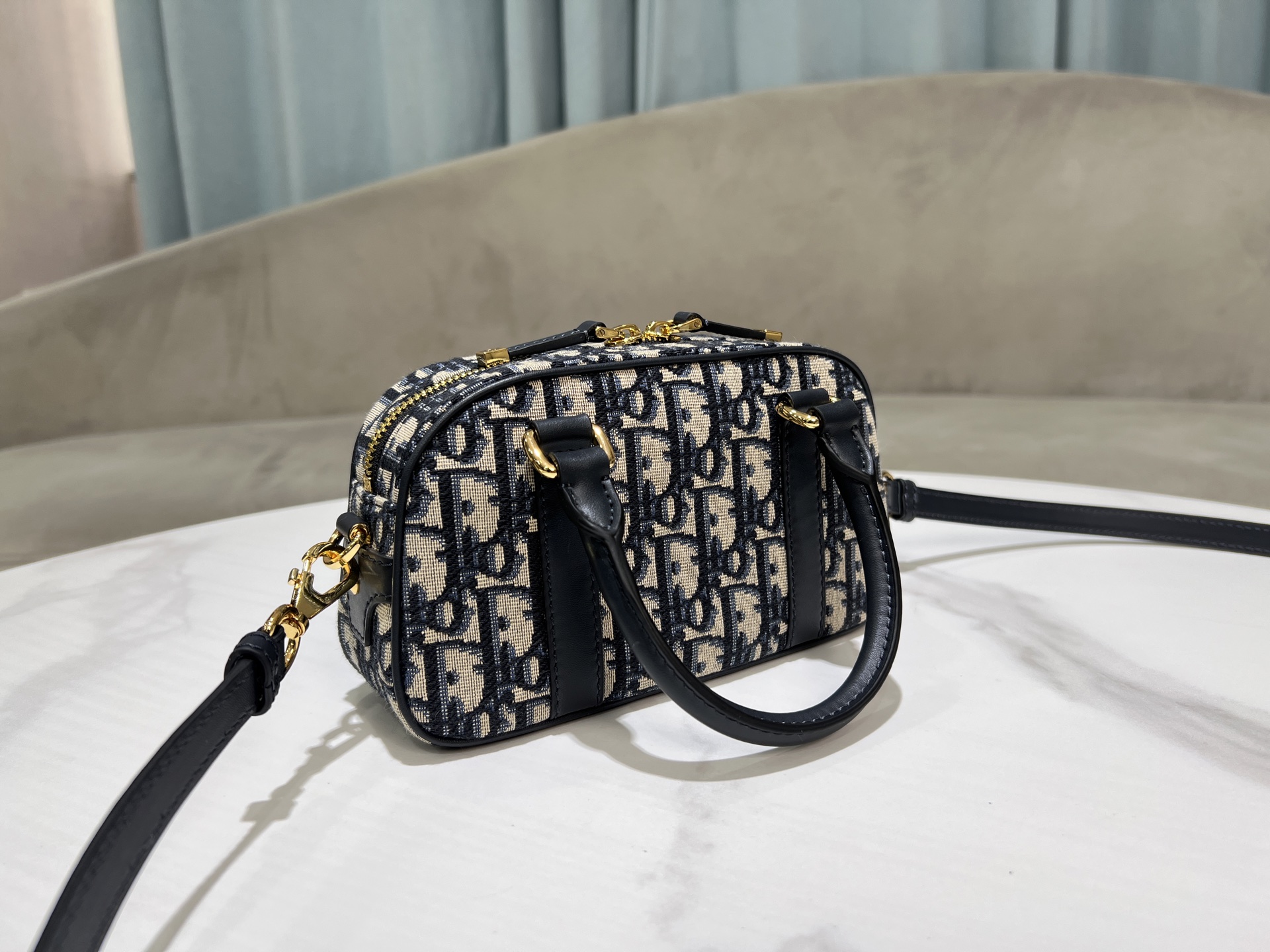 East-West Micro Bag Blue