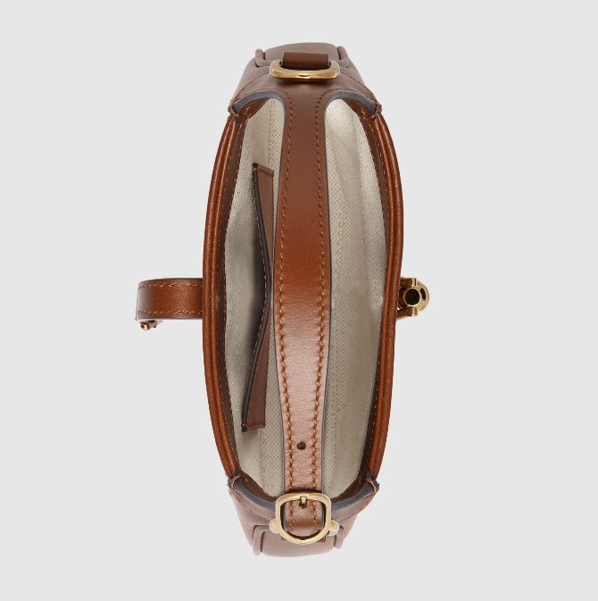 JACKIE 1961 MINI GG SHOULDER BAG-Camel and ebony-675799