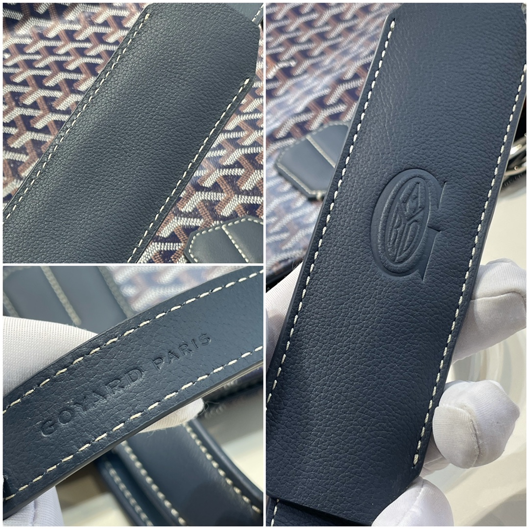 GOYARD Voltaire Men's Messenger Bag-navy