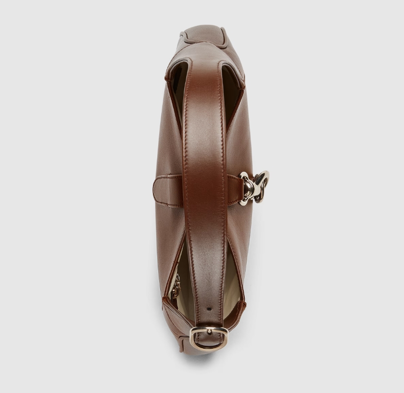 GUCCI JACKIE SMALL SHOULDER BAG-Brown-‎782849