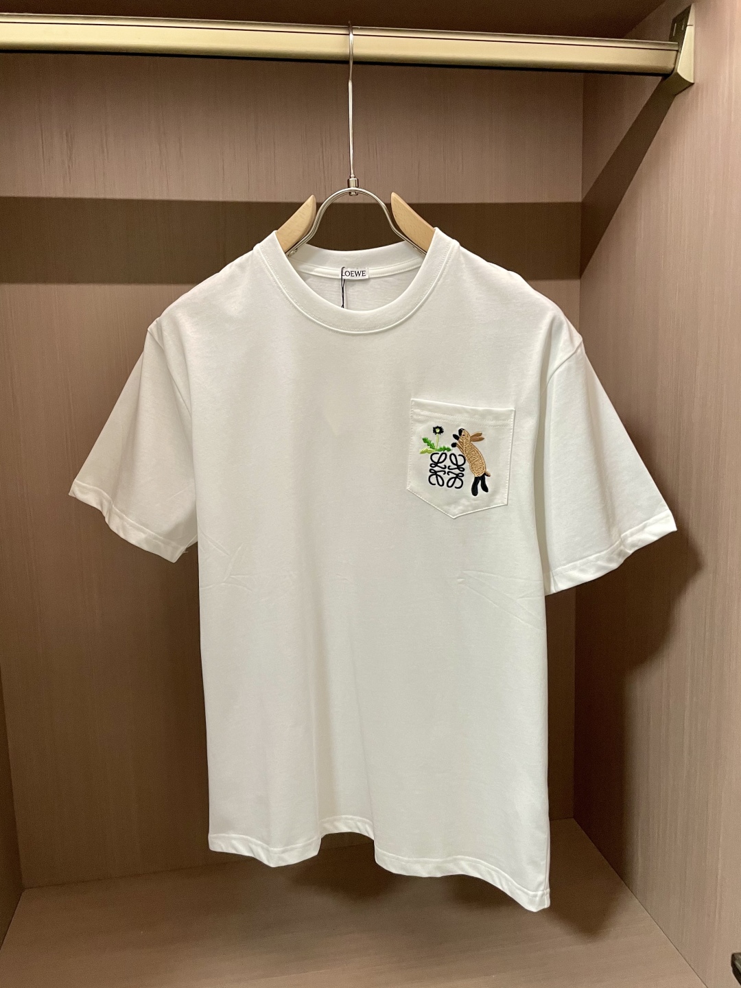 Loewe Logo Embroidered Short-Sleeve T-Shirt‌