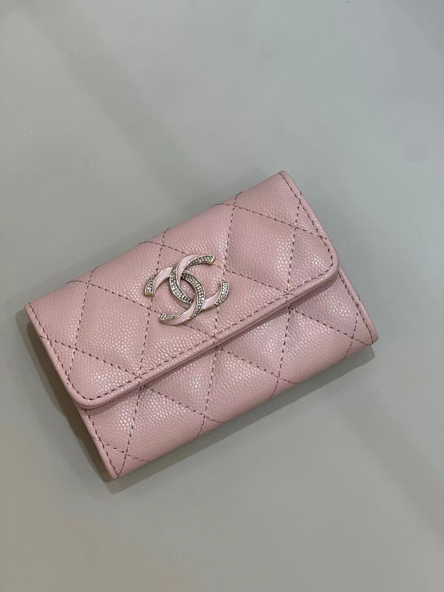 Ohanel 23S new clamshell card bag-Pink