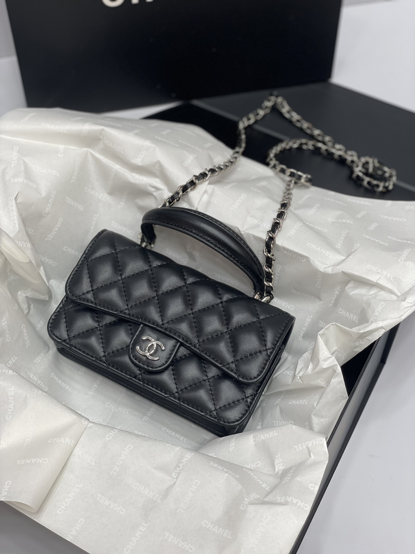 Chanel's new mini woc Purse-black