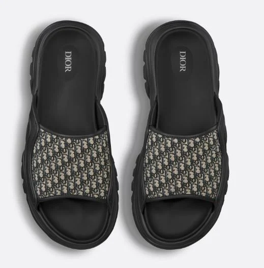 Dior H-Town Sandal 'Dior Oblique - Black'