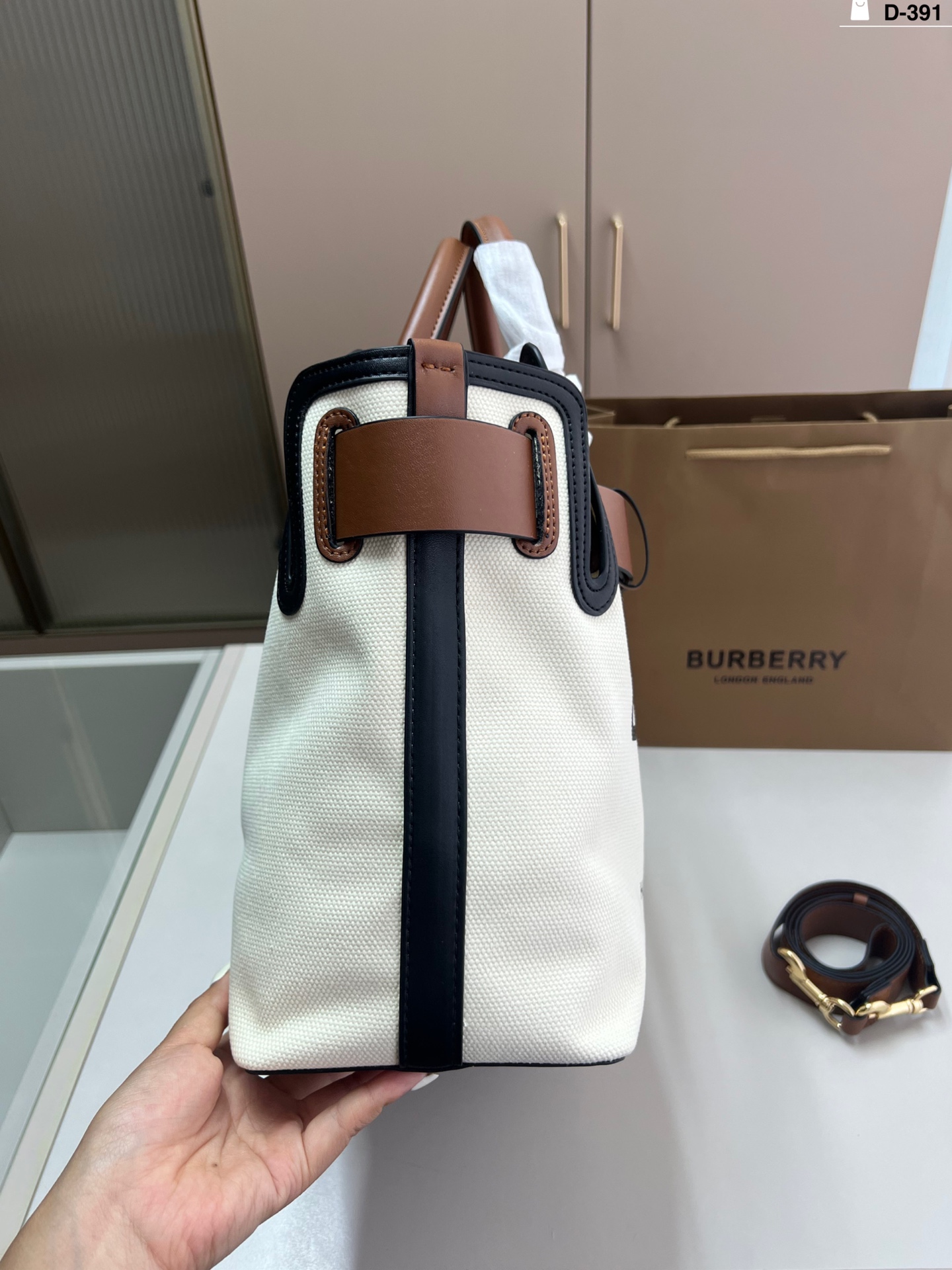 Burberry Canvas Tote Bag