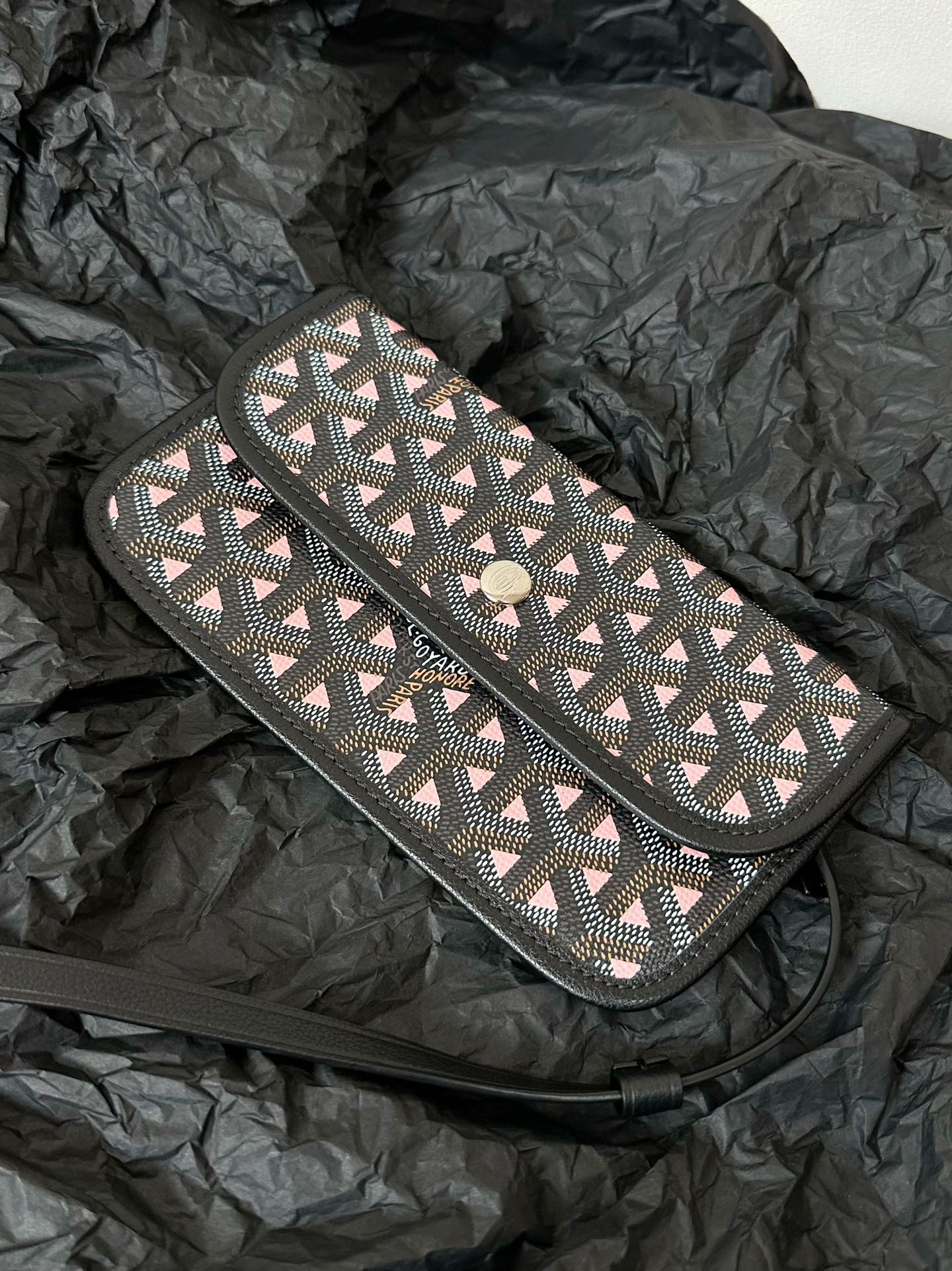 Goyard Pre-Loved Tote in Black & Pink