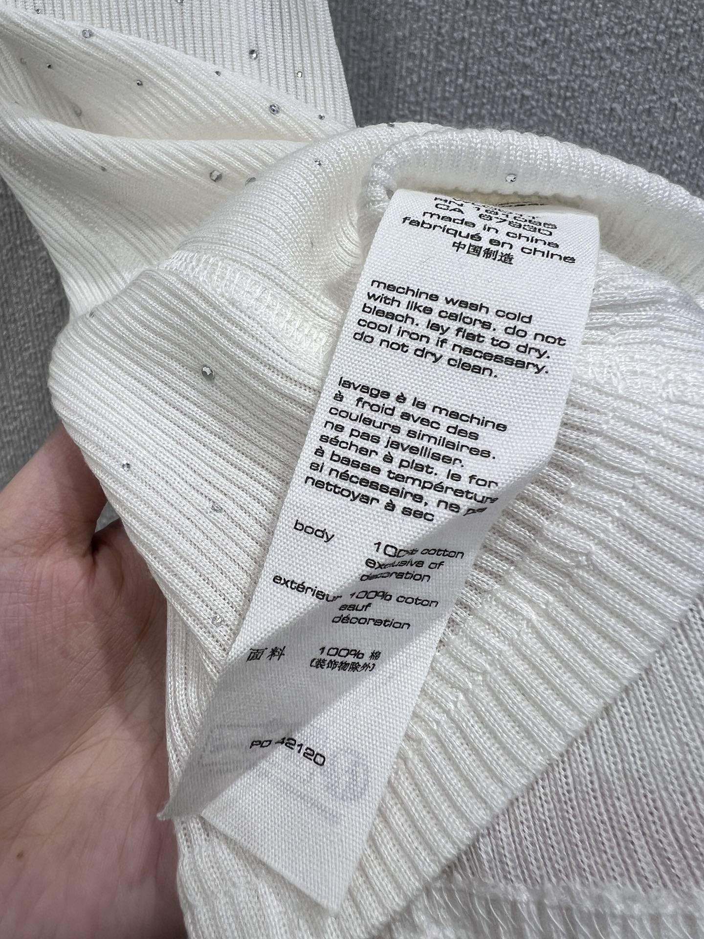 Alexander Wang Crystal-Embellished Racerback Tank