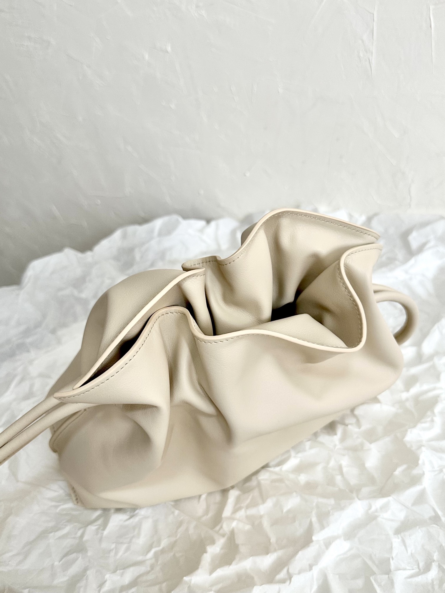 Medium Flamenco clutch in nappa calfskin