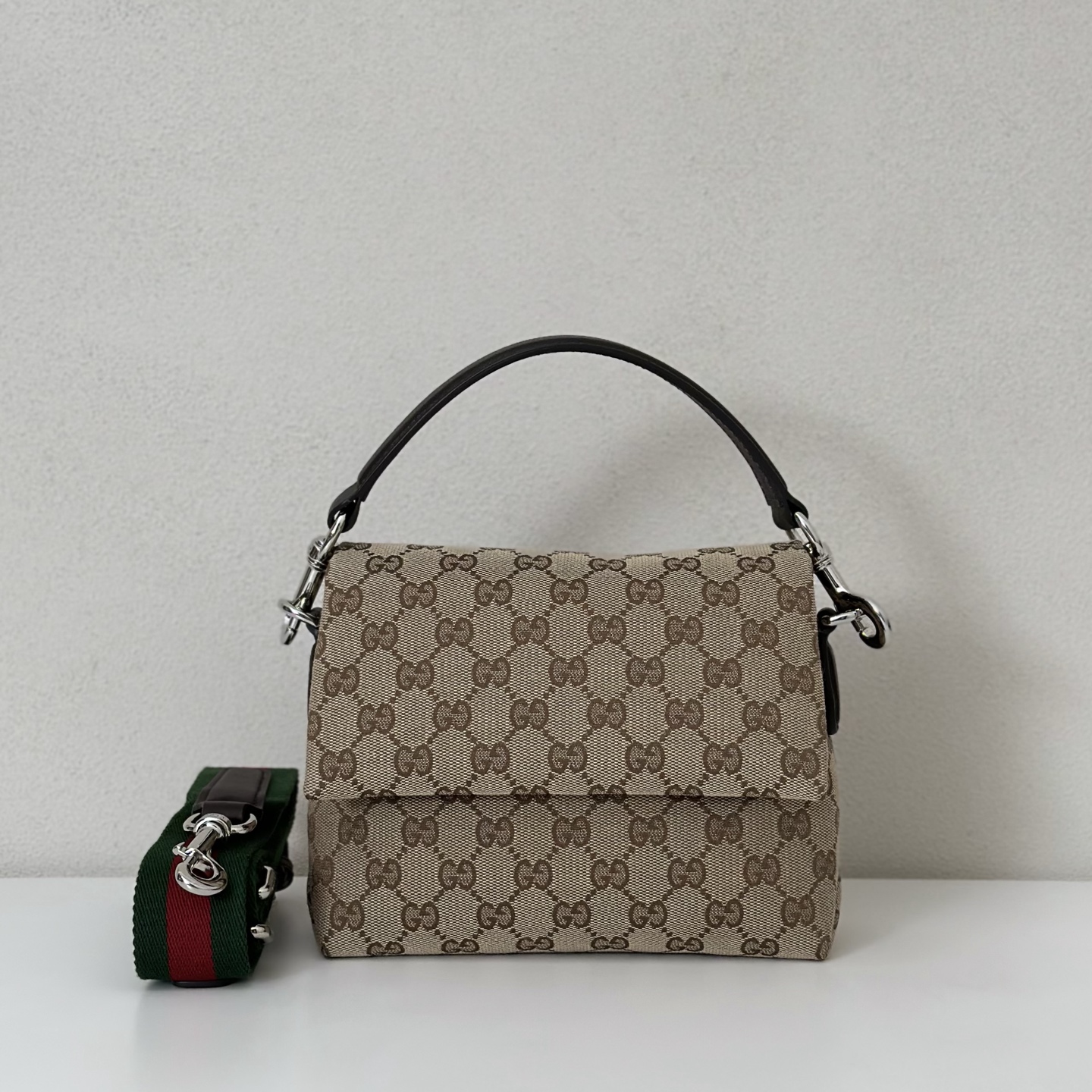 Gucci CANVAS SMALL CROSSBODY BAG