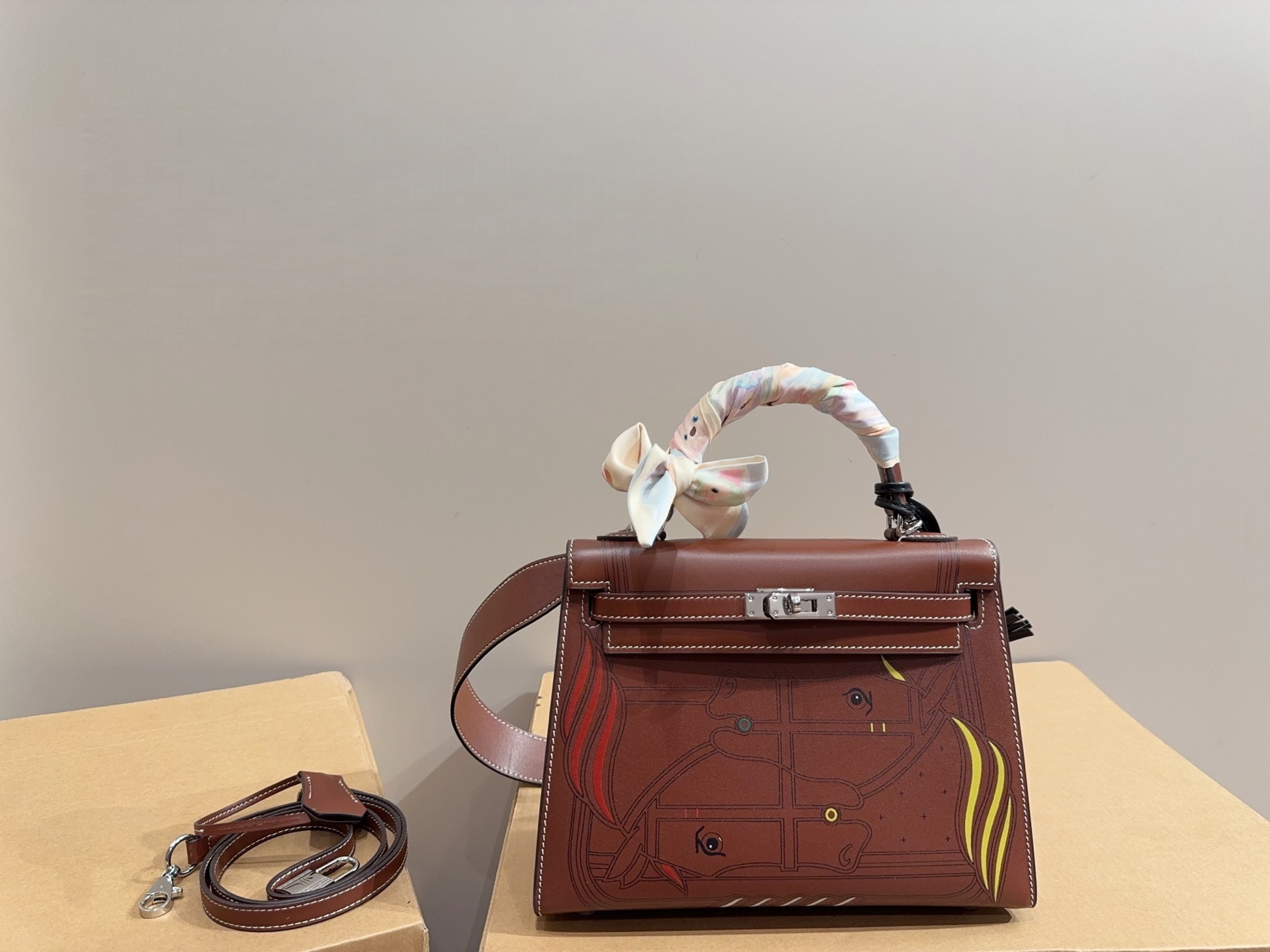 Hermès Hand-Painted Kelly Bag