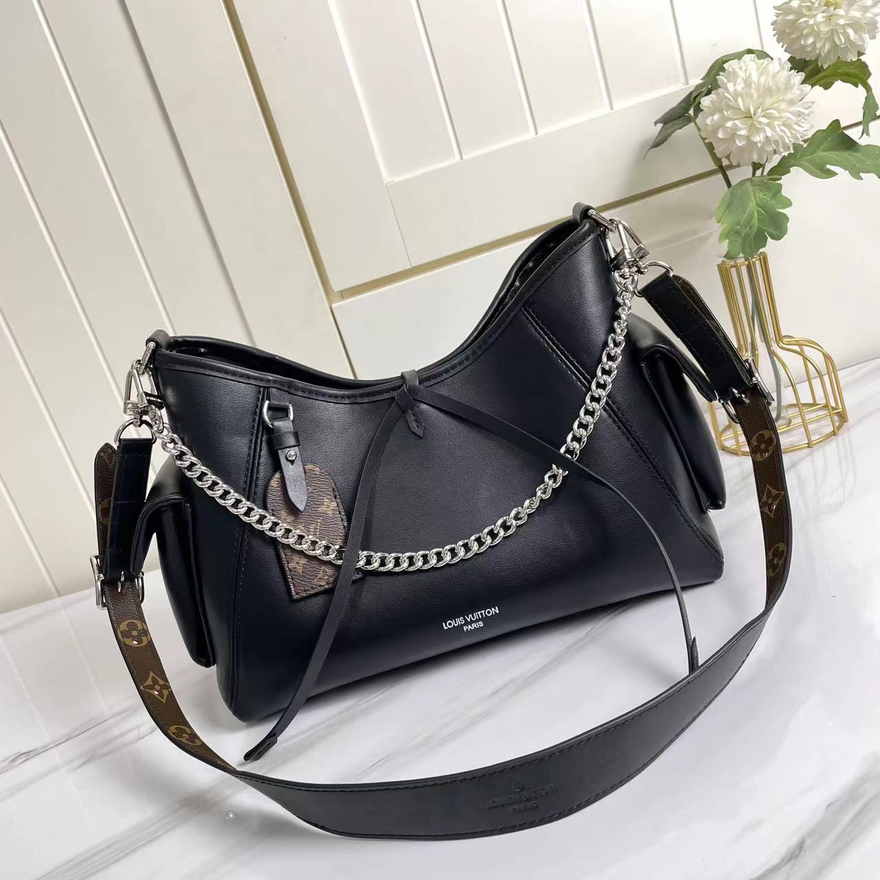 Louis Vuitton M24861 CarryAll PM Cargo Black