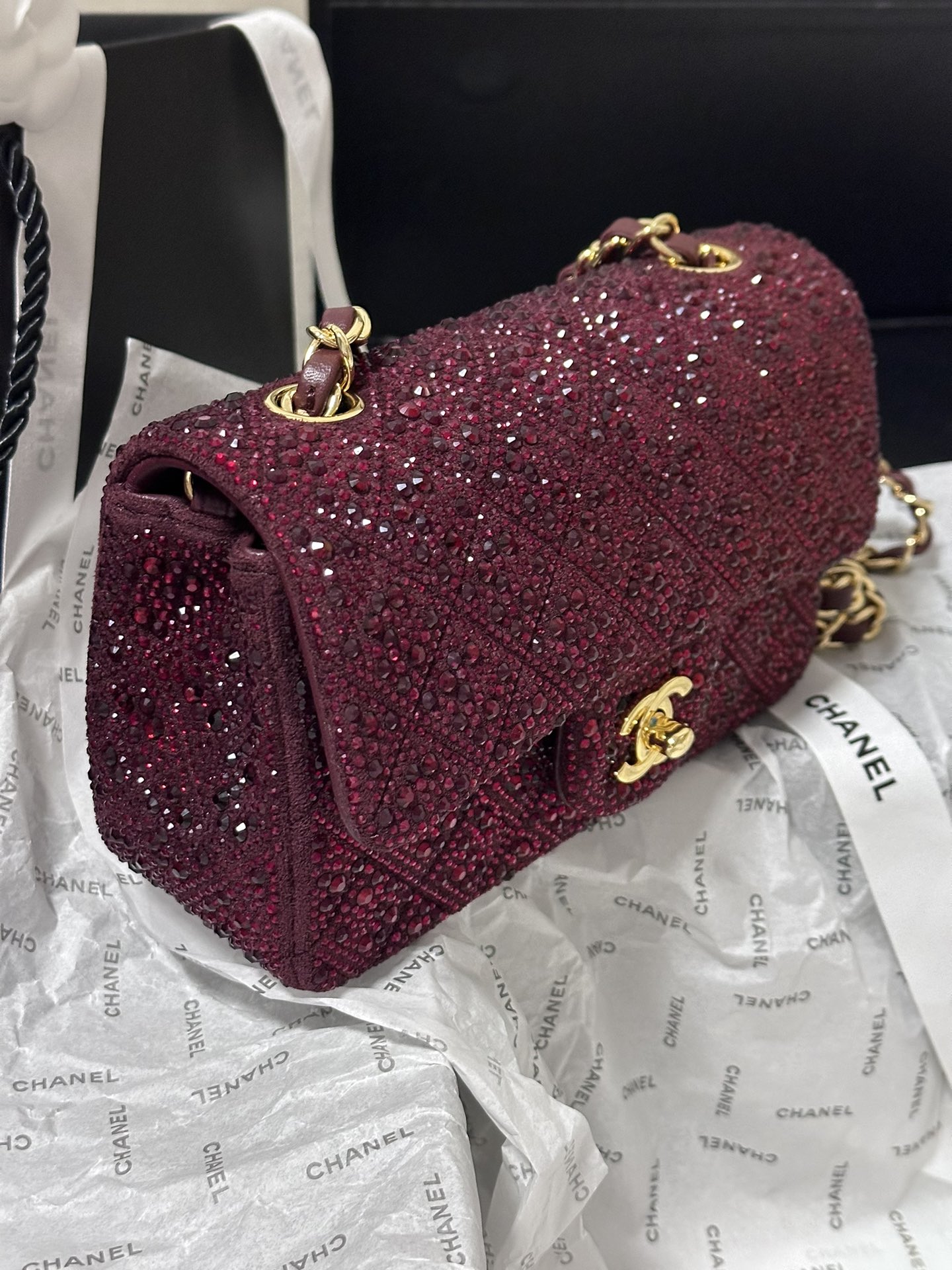 Chanel-Diamond Check cf 20cm