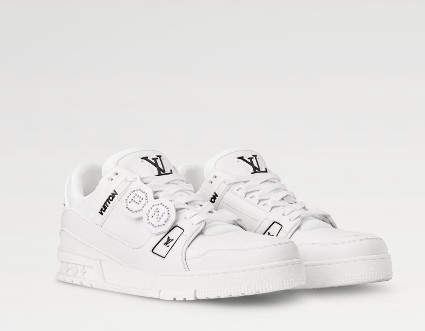 LV Trainer Sneaker White