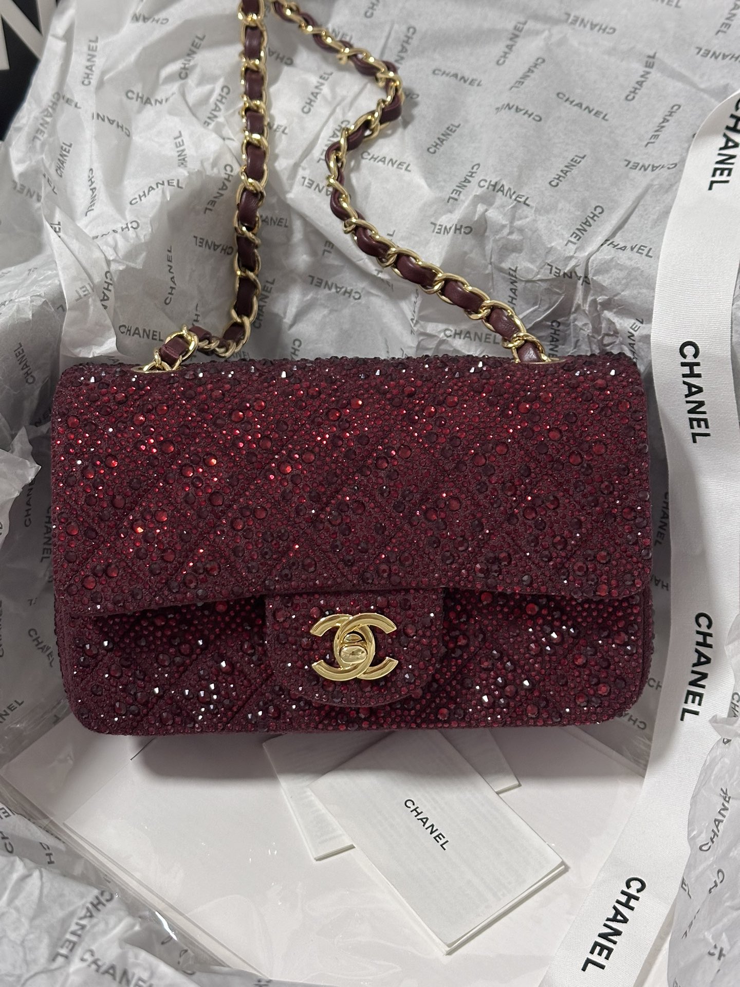 Chanel-Diamond Check cf 20cm