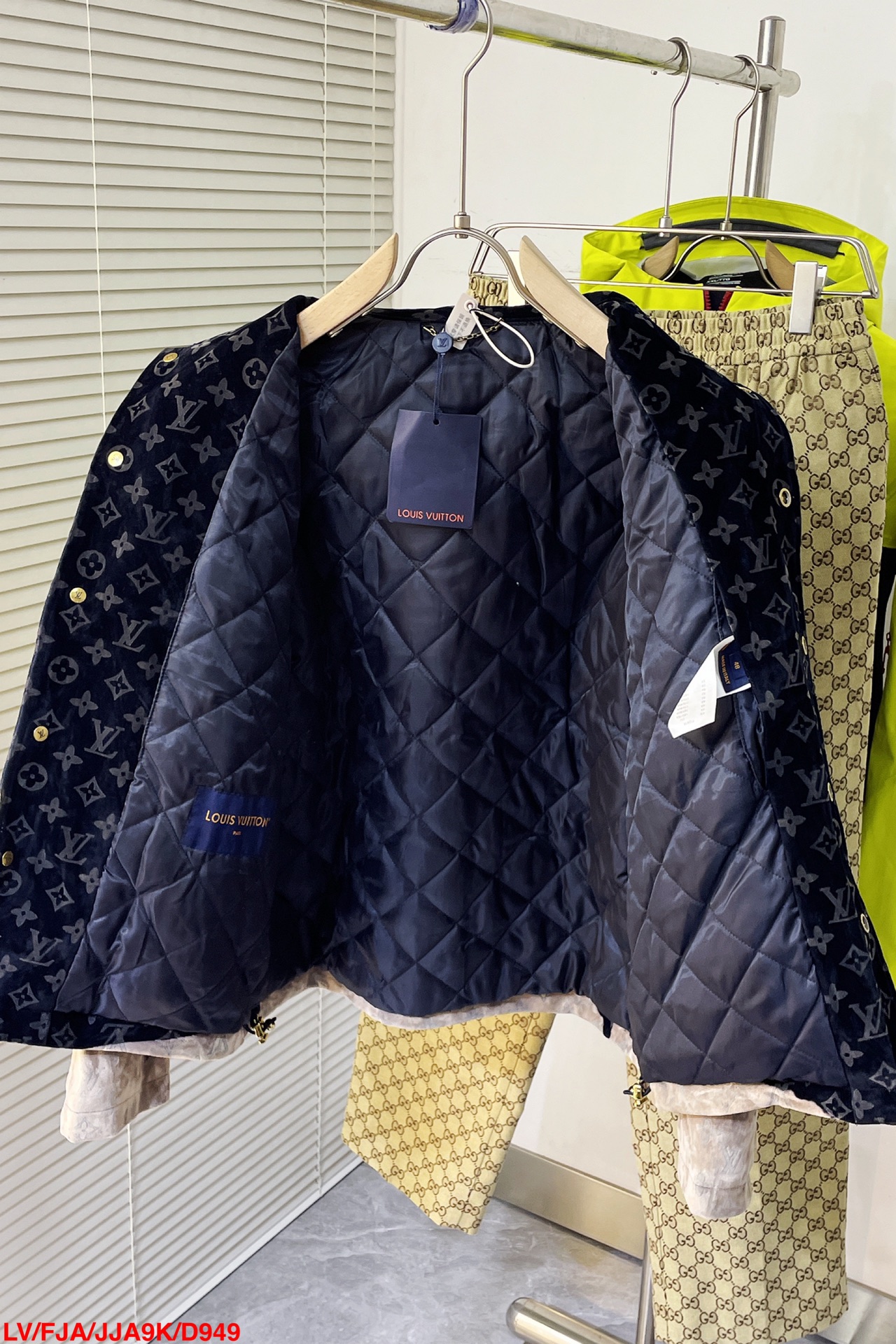 Louis Vuitton New Bleached Flame Denim Jacket