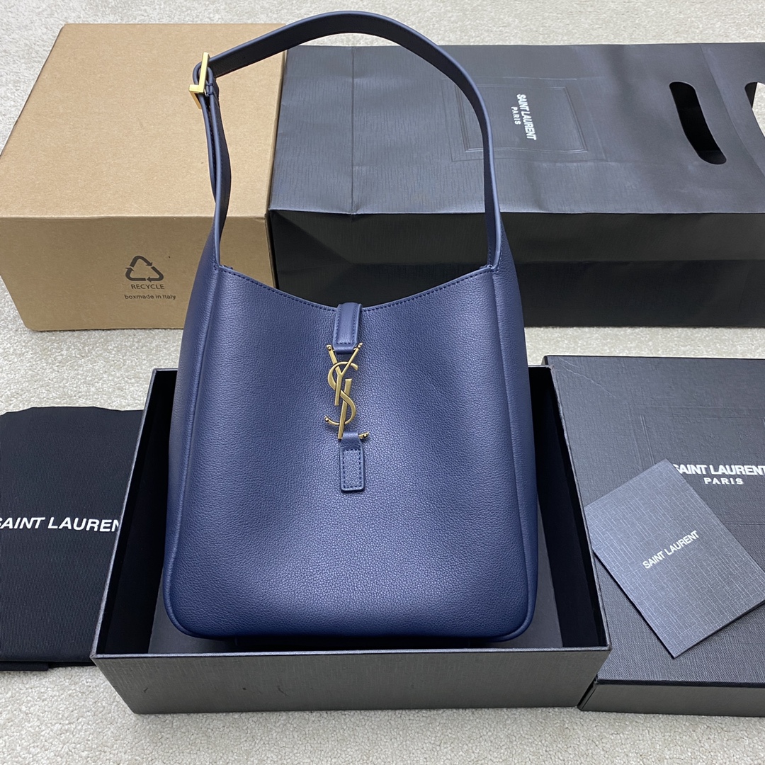 SAINT LAURENT ROSE Hobo Bag in Royal Blue