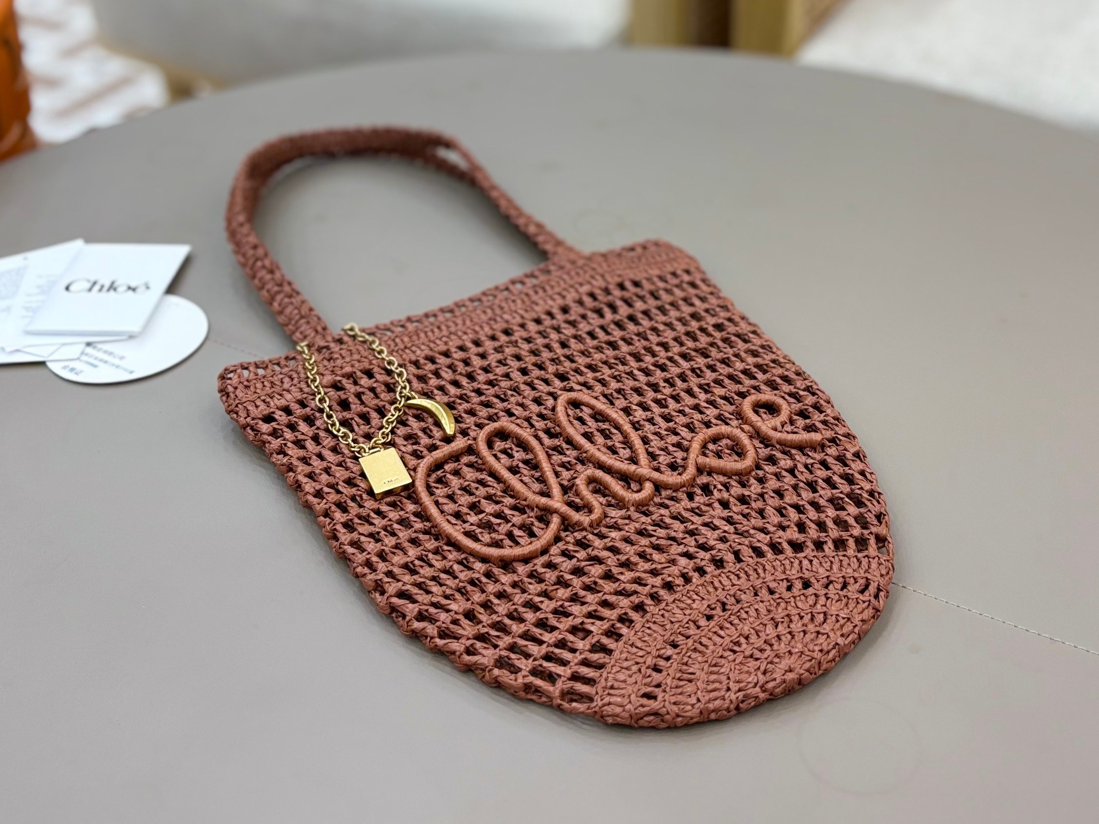 Chloé crochet-detail tote bag