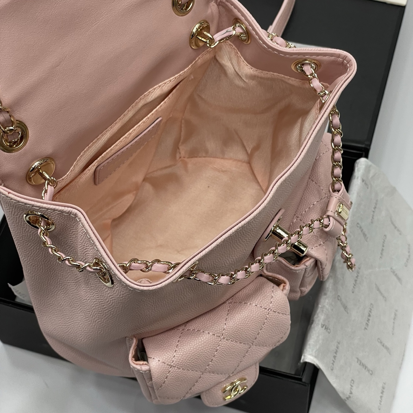 Chanel 25P Dumont Backpack in Pink