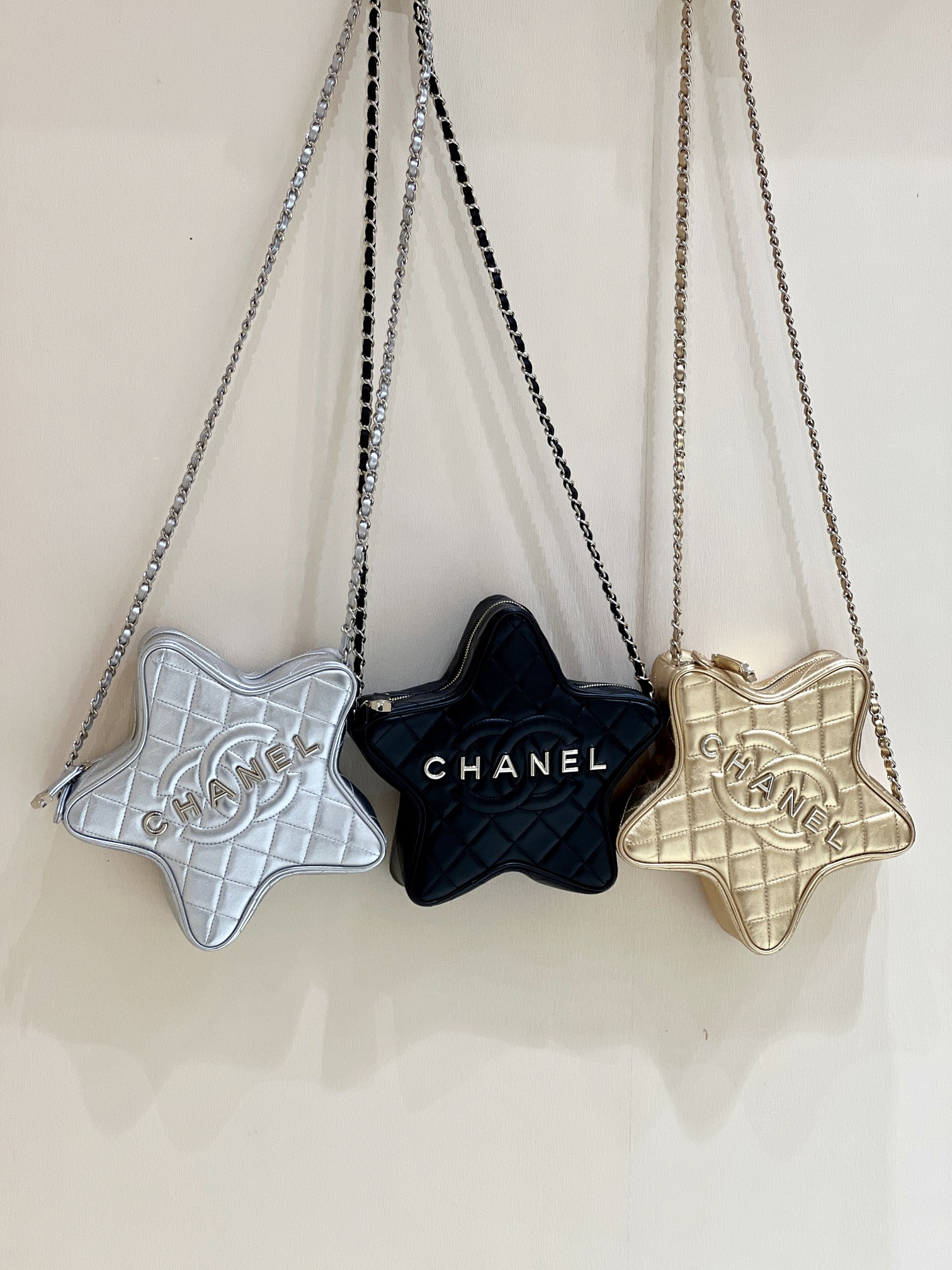 Chanel star chain bag