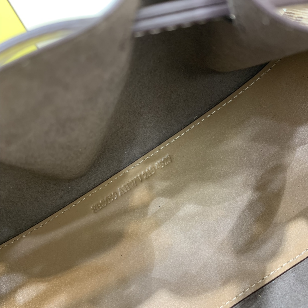 FENDI-Brown FF Fabric Mini Bag