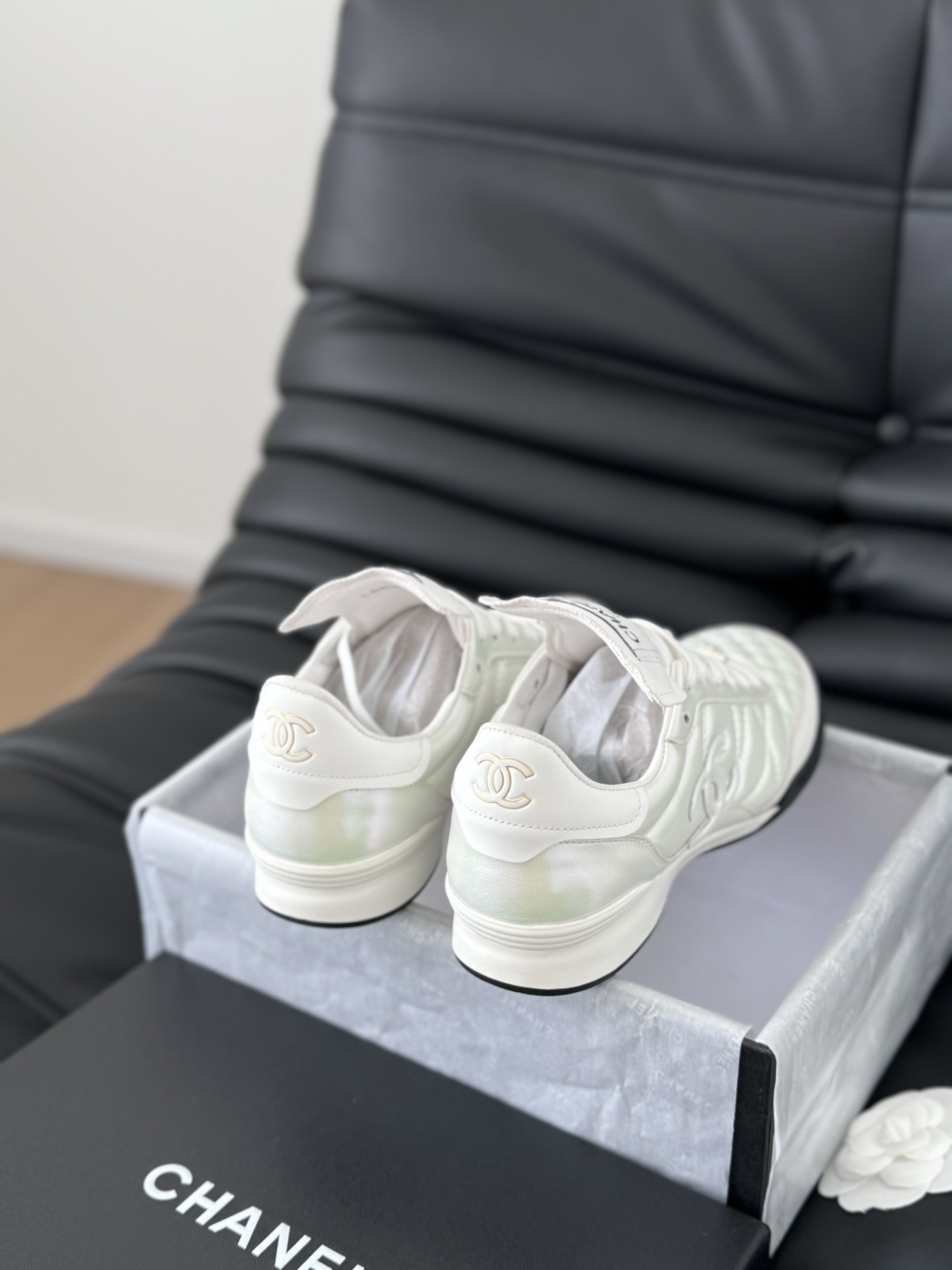 Chanel baseball shoes