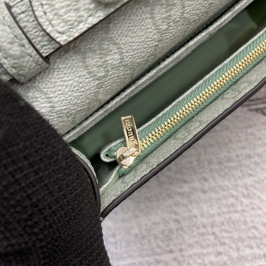 Gucci GG Emblem Chain Wallet