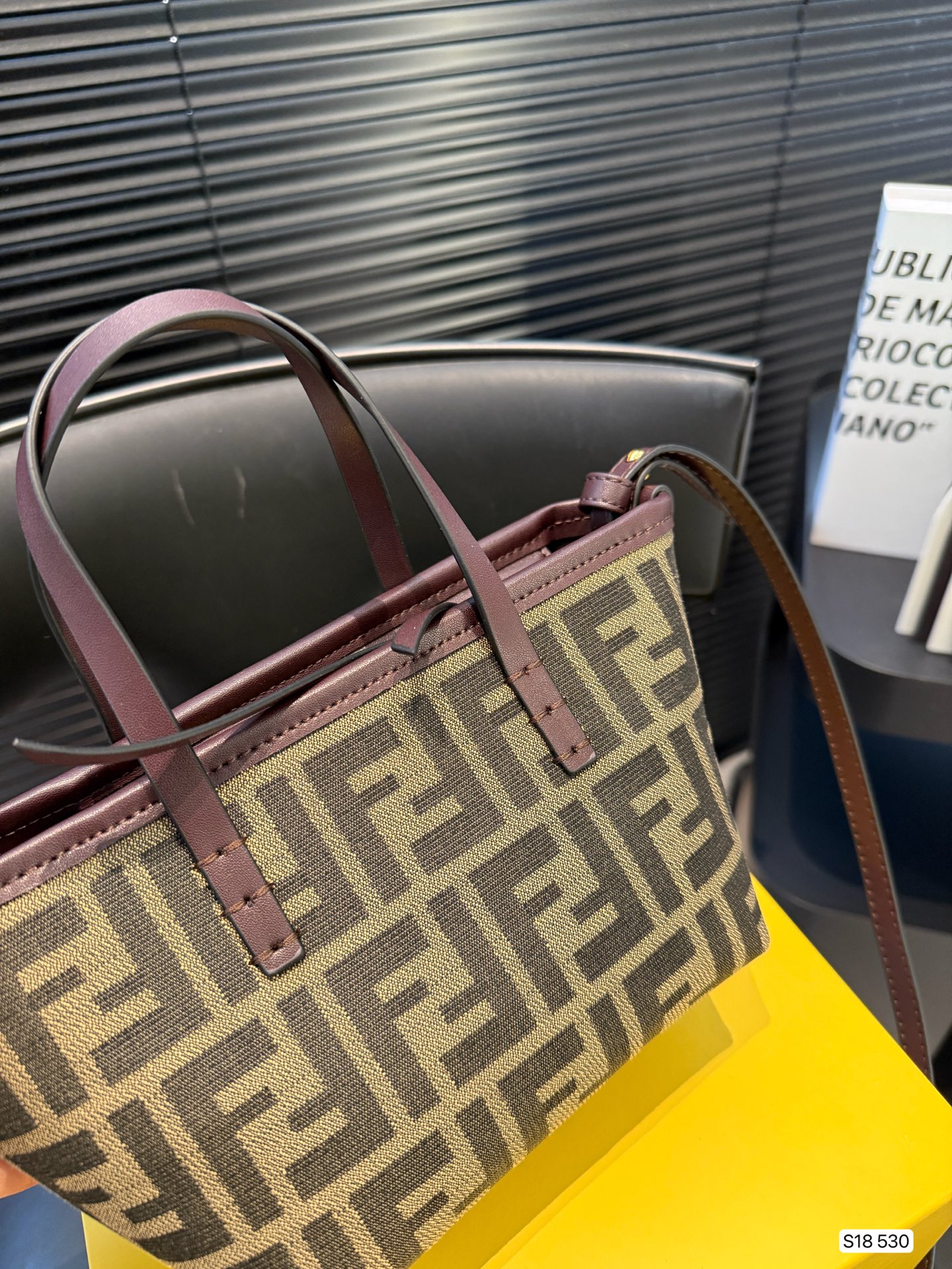 FENDI FF jacquard mini bag