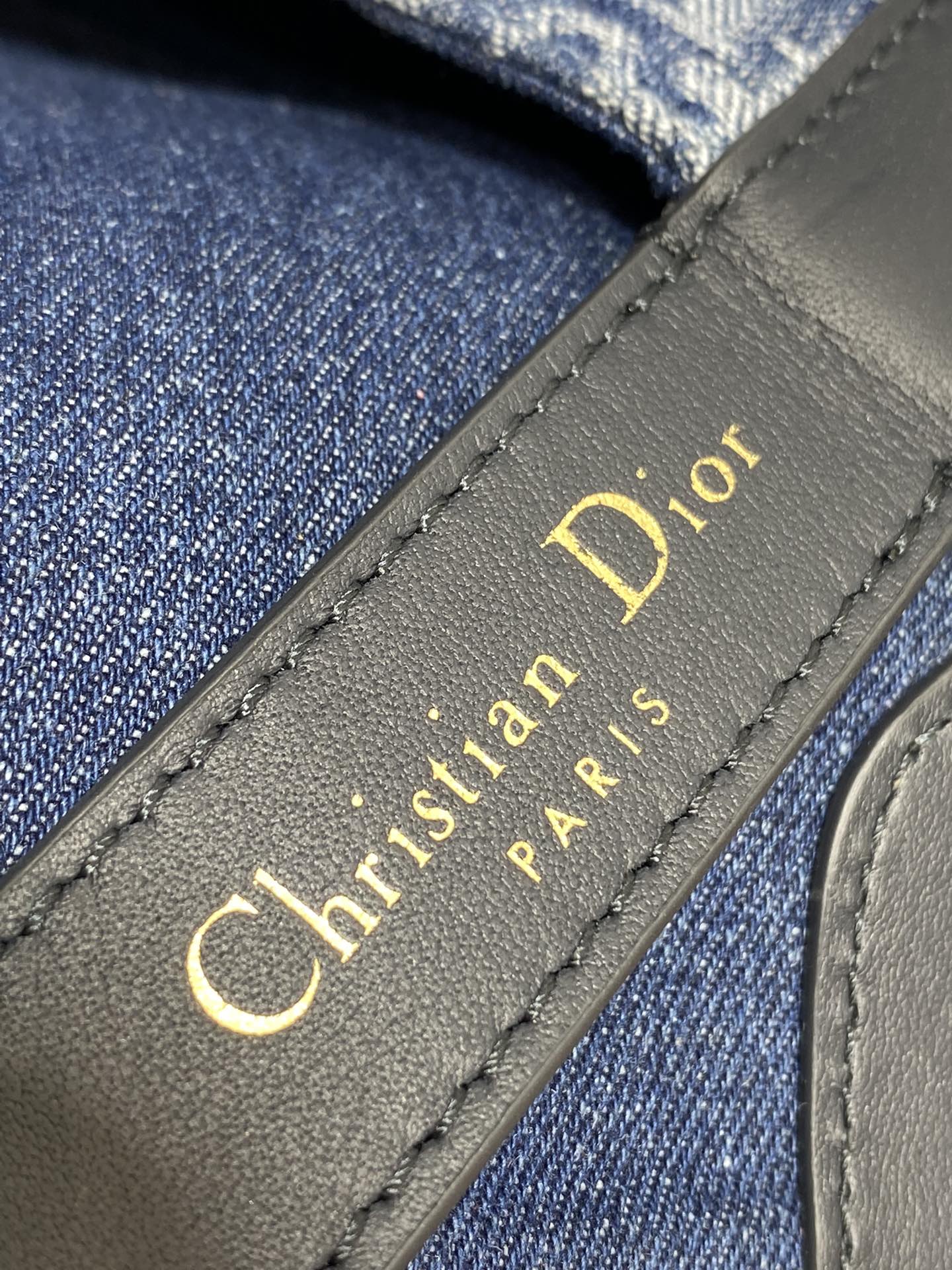 Dior-Toujours Medium Denim Bag