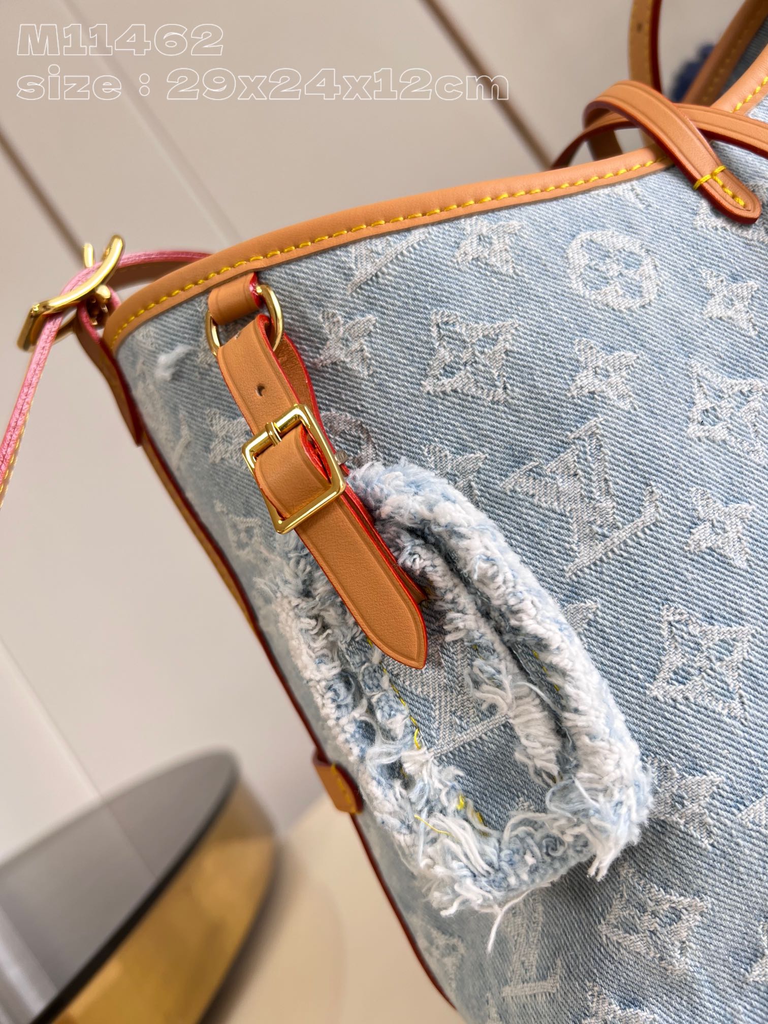 Louis Vuitton M11462 CarryAll PM Sky Blue Denim