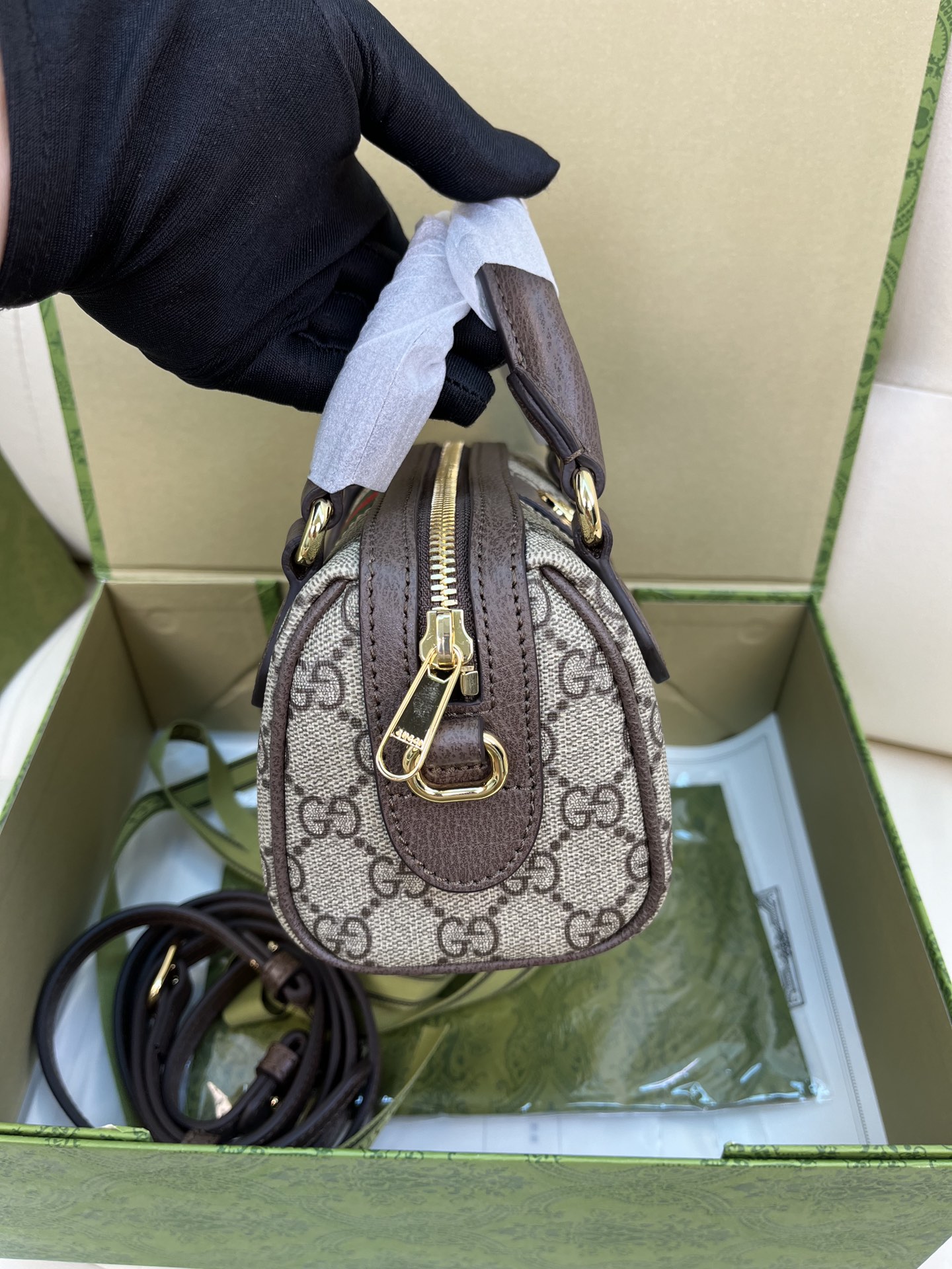 Gucci Lido Ophidia Boston Mini Bag