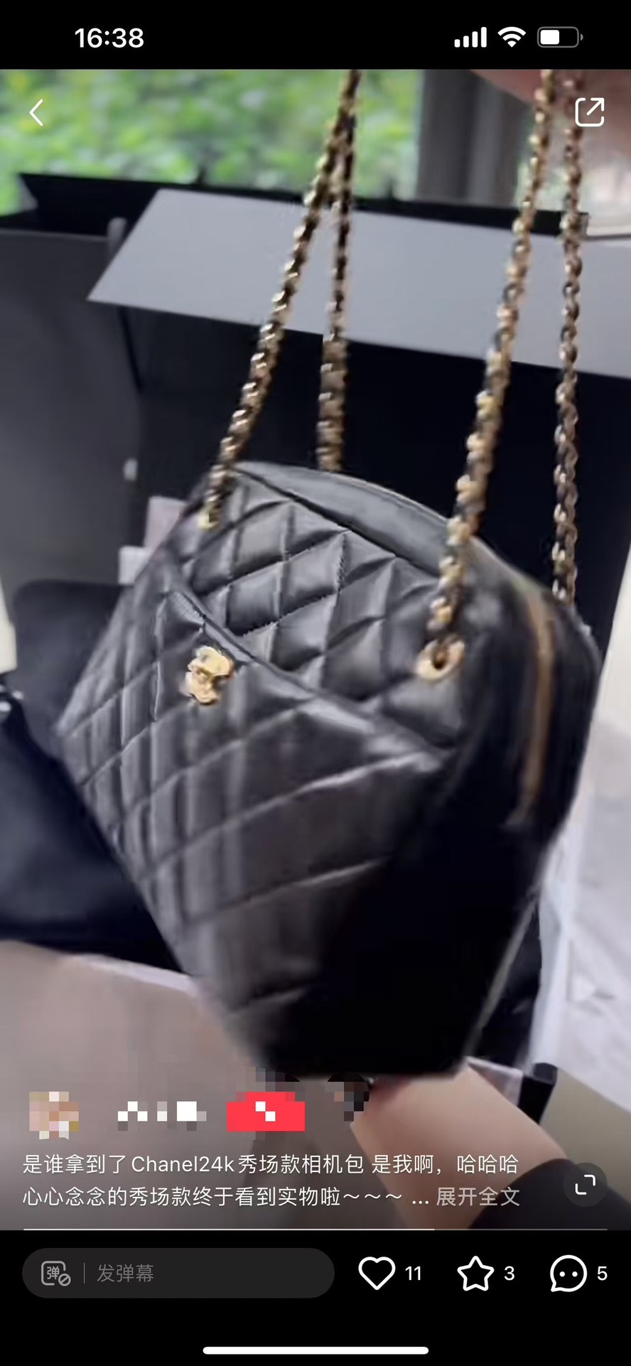 OHANEL Gold Coin Microbadge Camera Bag