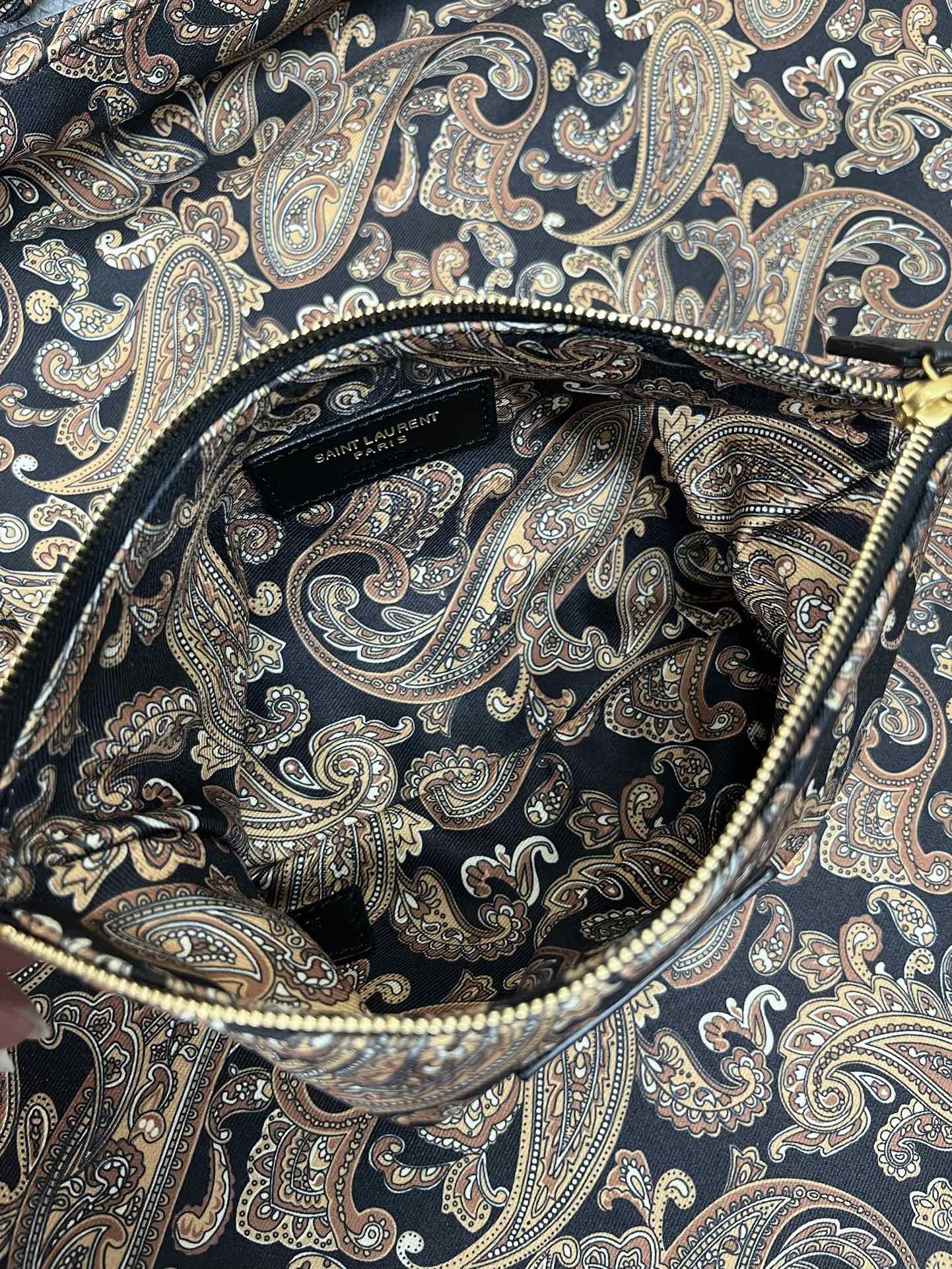 YSL AMALIA in silk twill