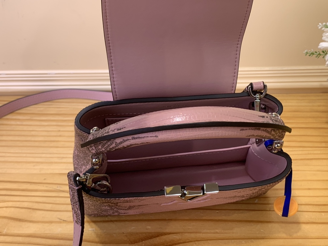 LV - Capucines Mini Handbag – N48865 Pink / Gradient