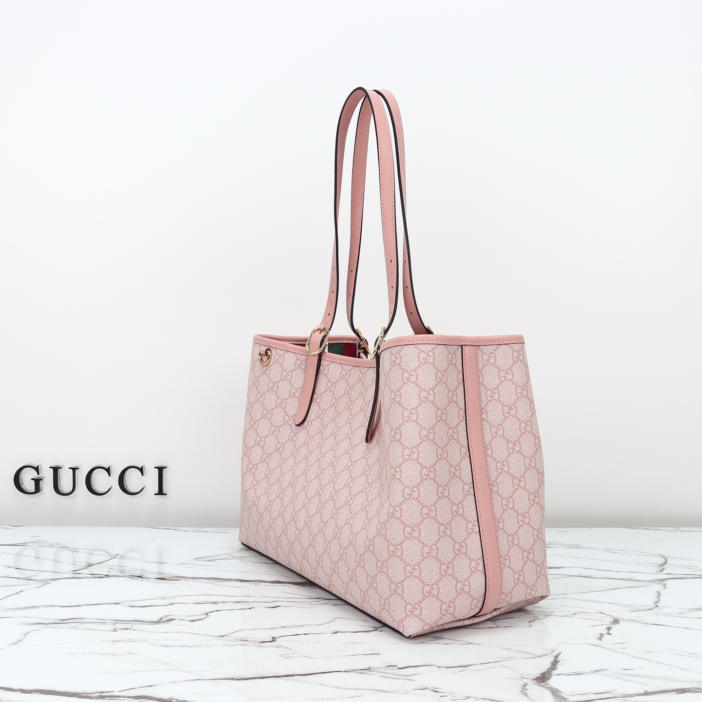 New GG Emblem series medium shoulder bag