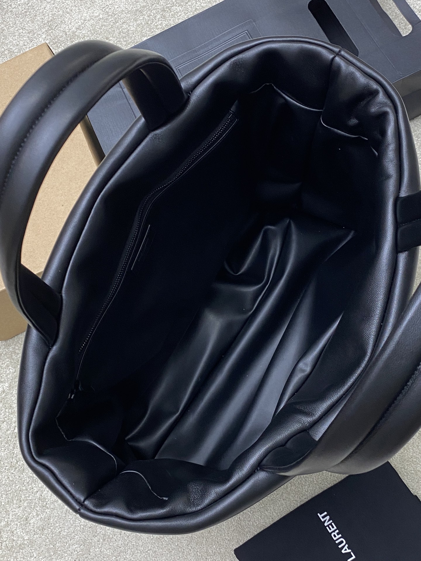 diamond-quilted lamb leather HOBO tote bag-sheepskin