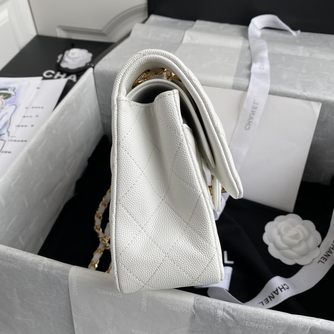 Chanel Classic Flap Bag-white