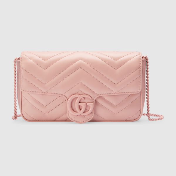 GG MARMONT MINI BAG-Pink-‎751526