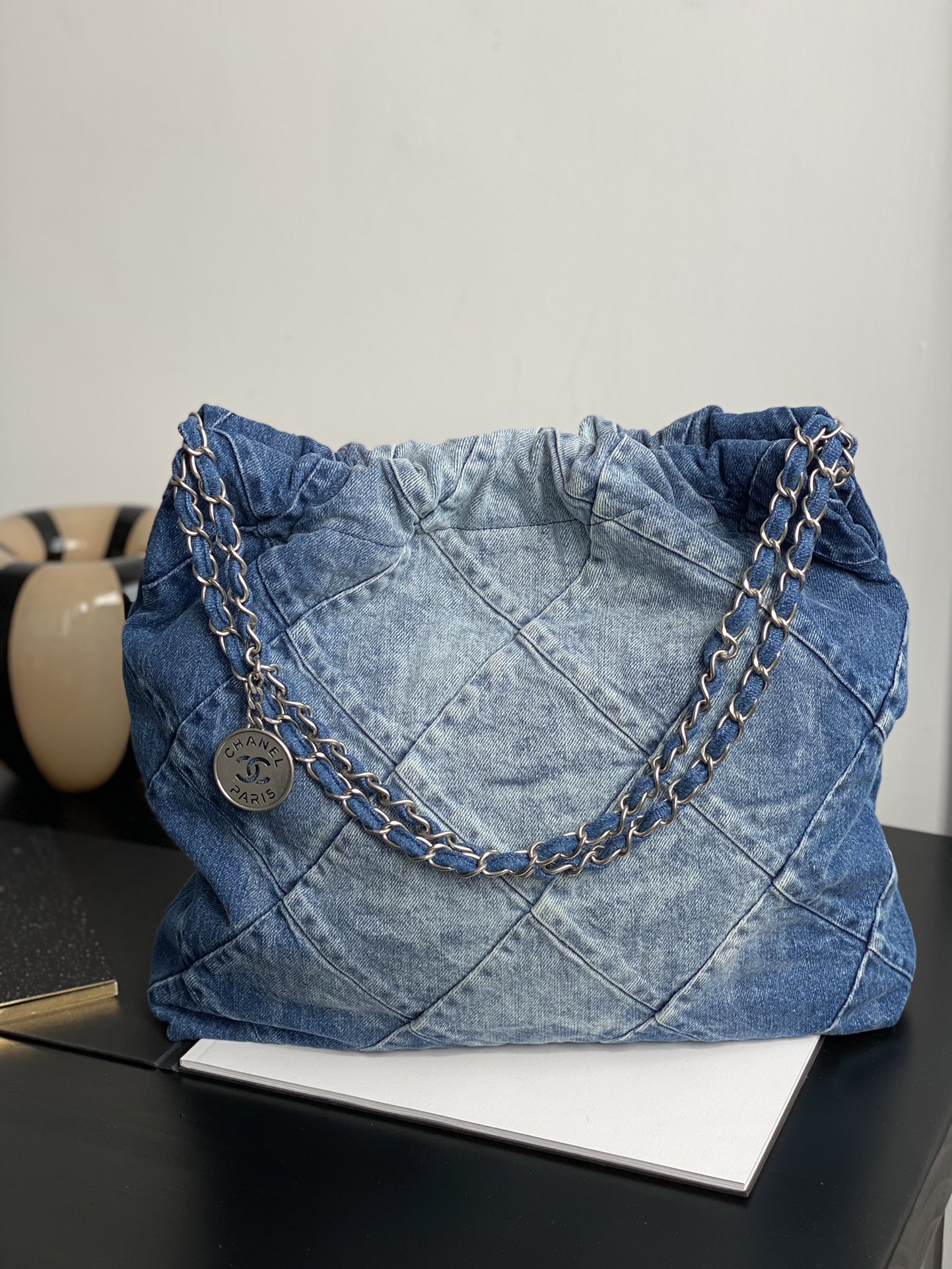 Chanel 22 Bag Denim