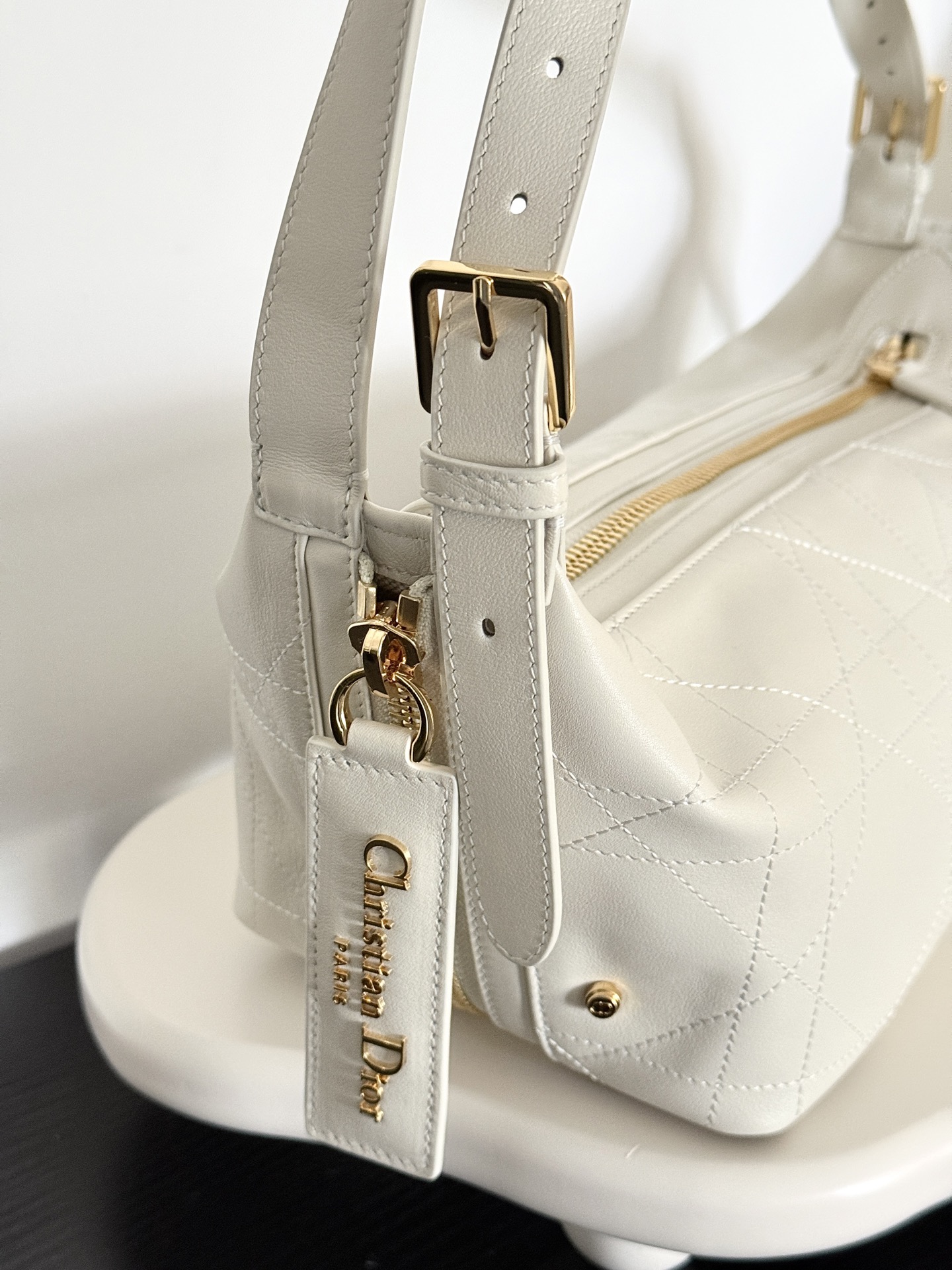 D-Journey Bag in Crinkled Calfskin