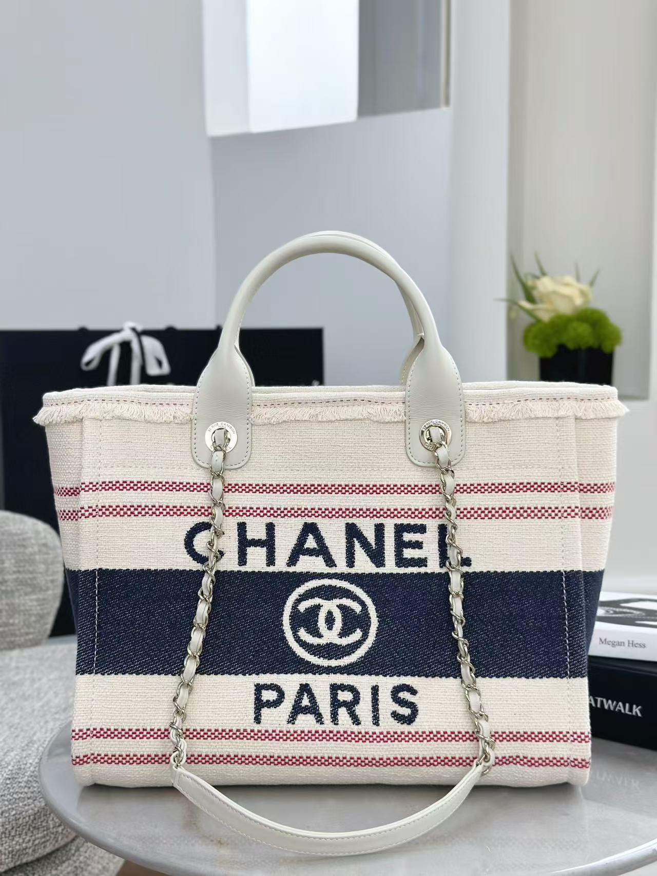 Chanel 25C Latest Beach Tote Shopping Bag