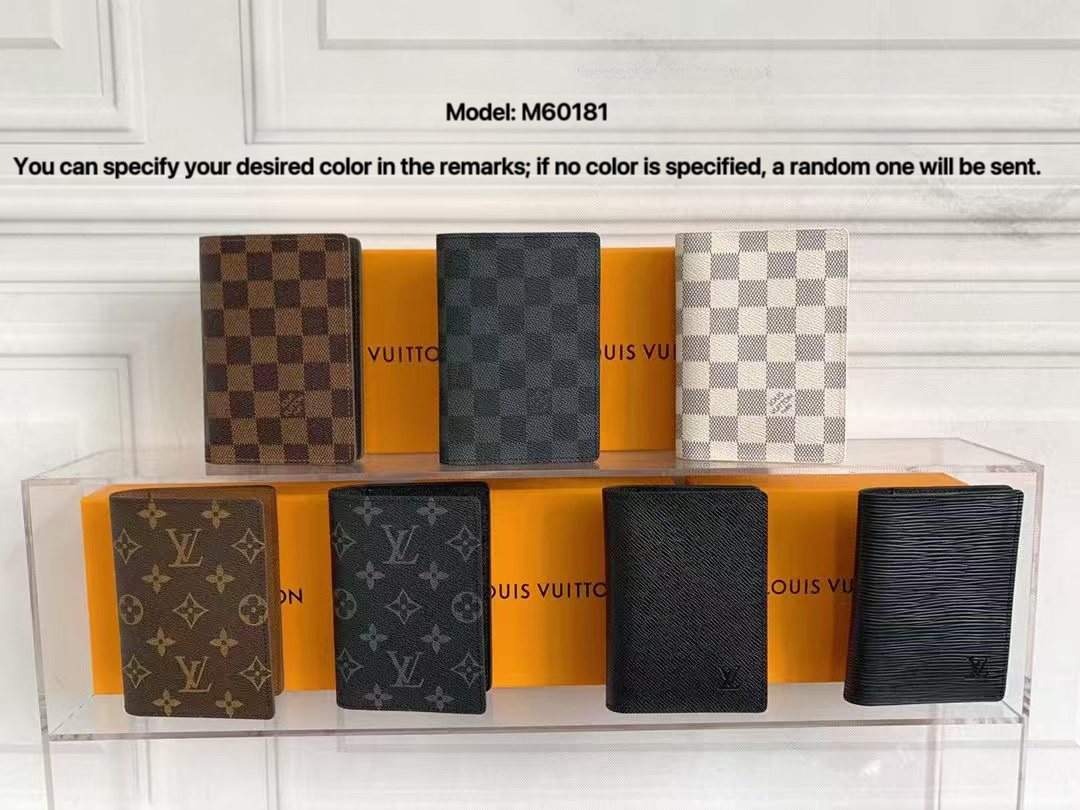 LV M60181 Monogram Canvas Passport Cover