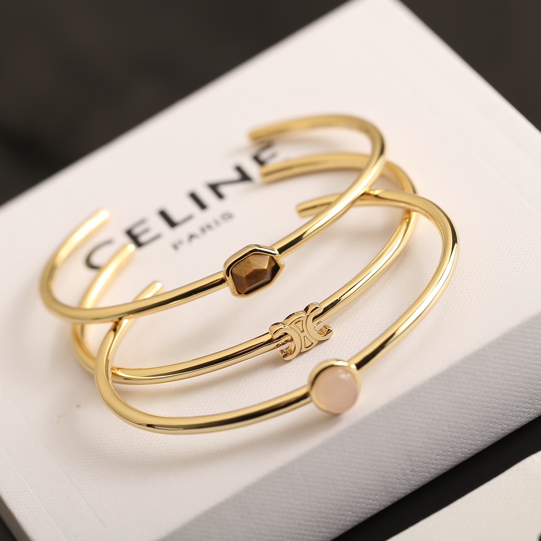 C*eline wide bracelet